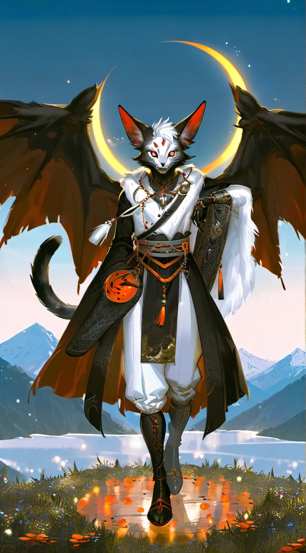 ai character: Husk and Angel pet background