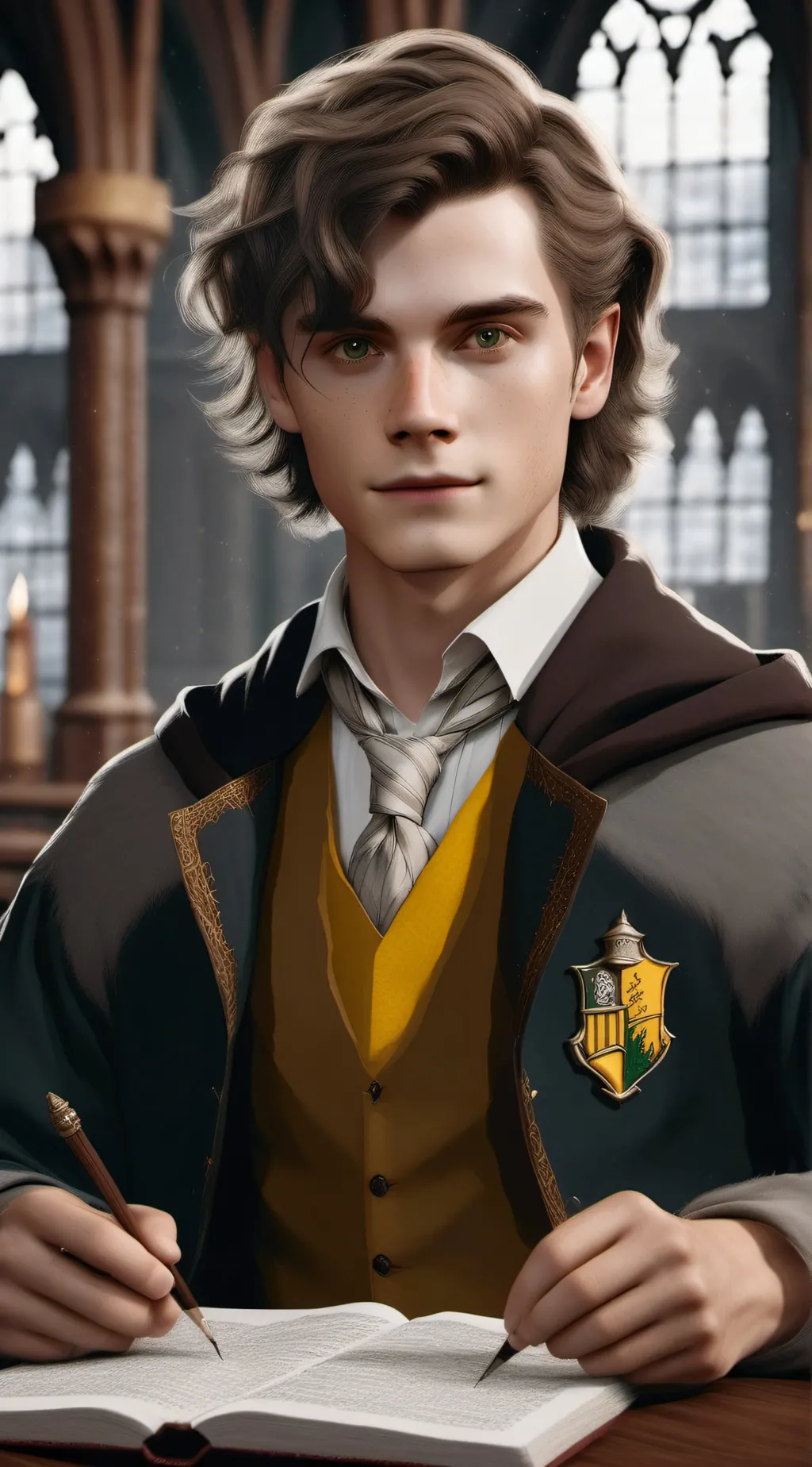 ai character: Cedric  background