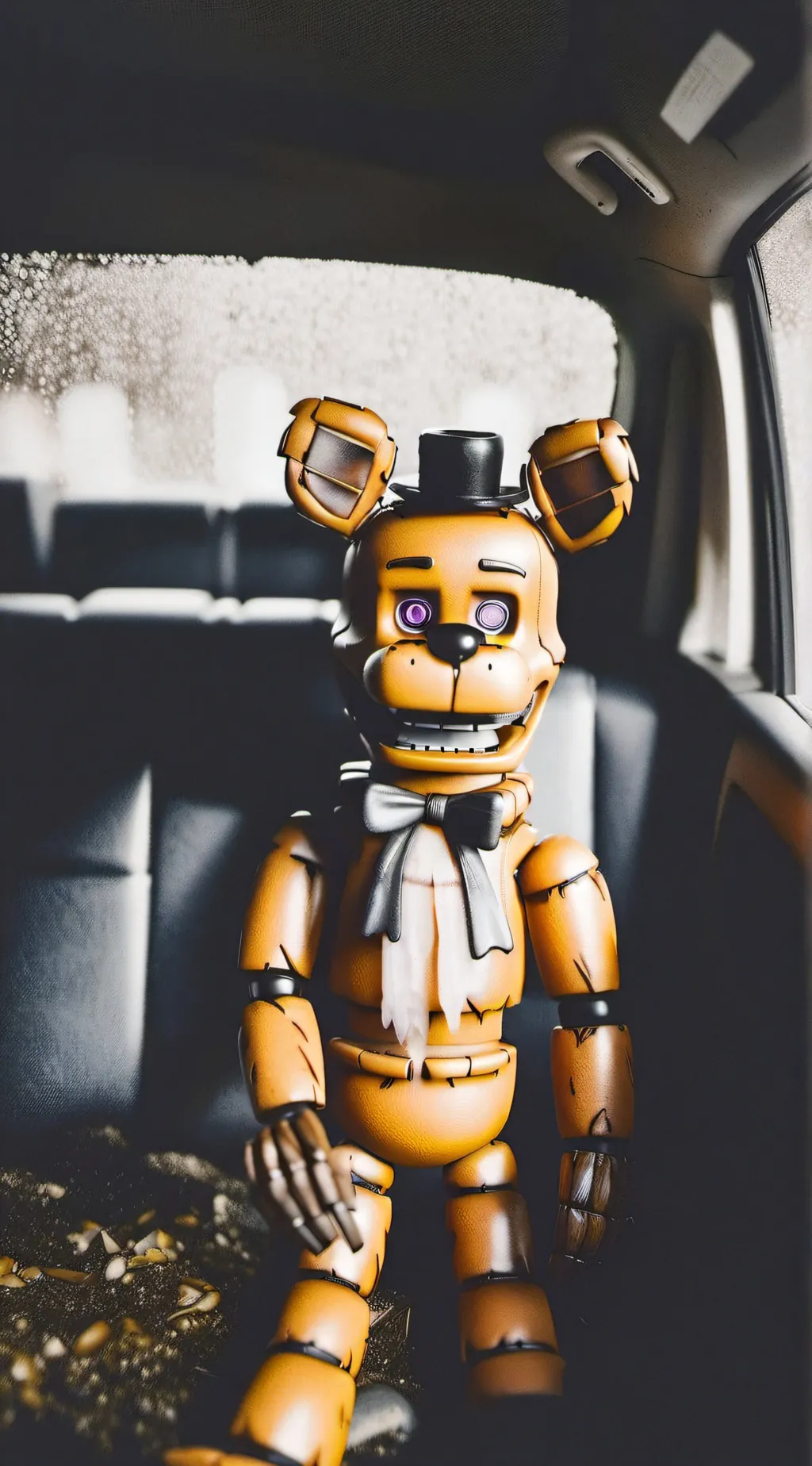 ai character: fnaf road trip background
