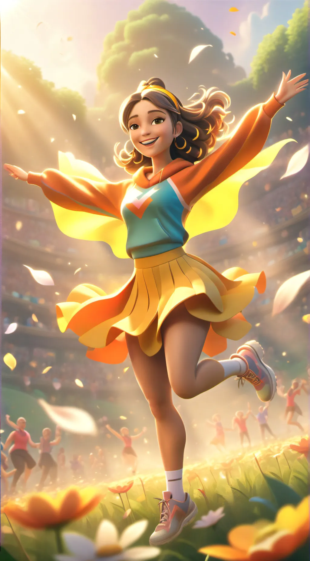 ai character: lia background