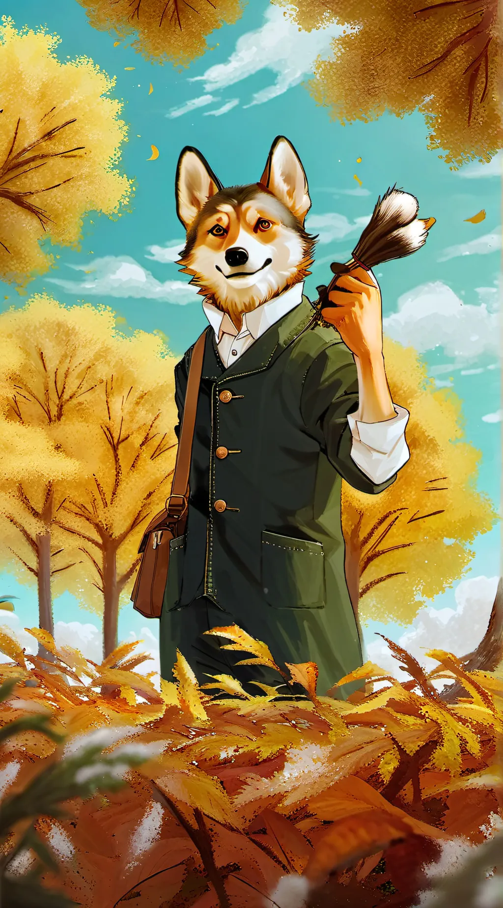 ai character: Furry School background