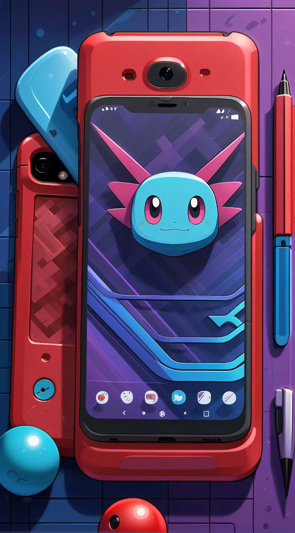 ai character: mdp series but AU background