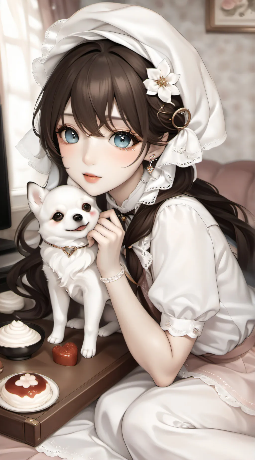 ai character: LUUUNNNNAAA (Luna) background