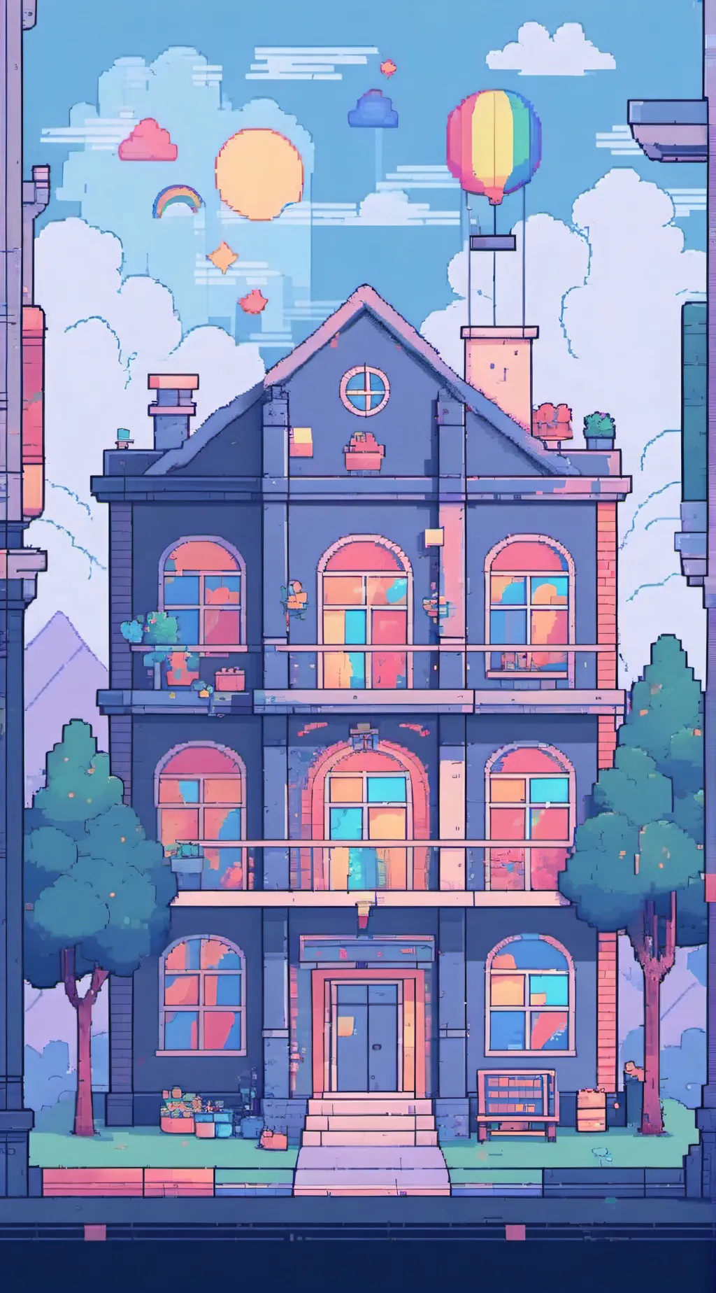 ai character: SCHOOL! background