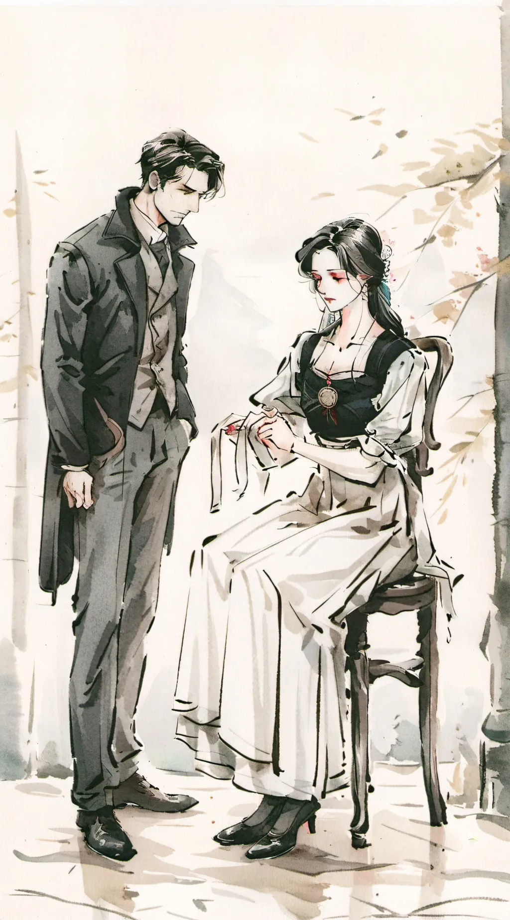 ai character: 😭TVDxTheOriginals😭 background