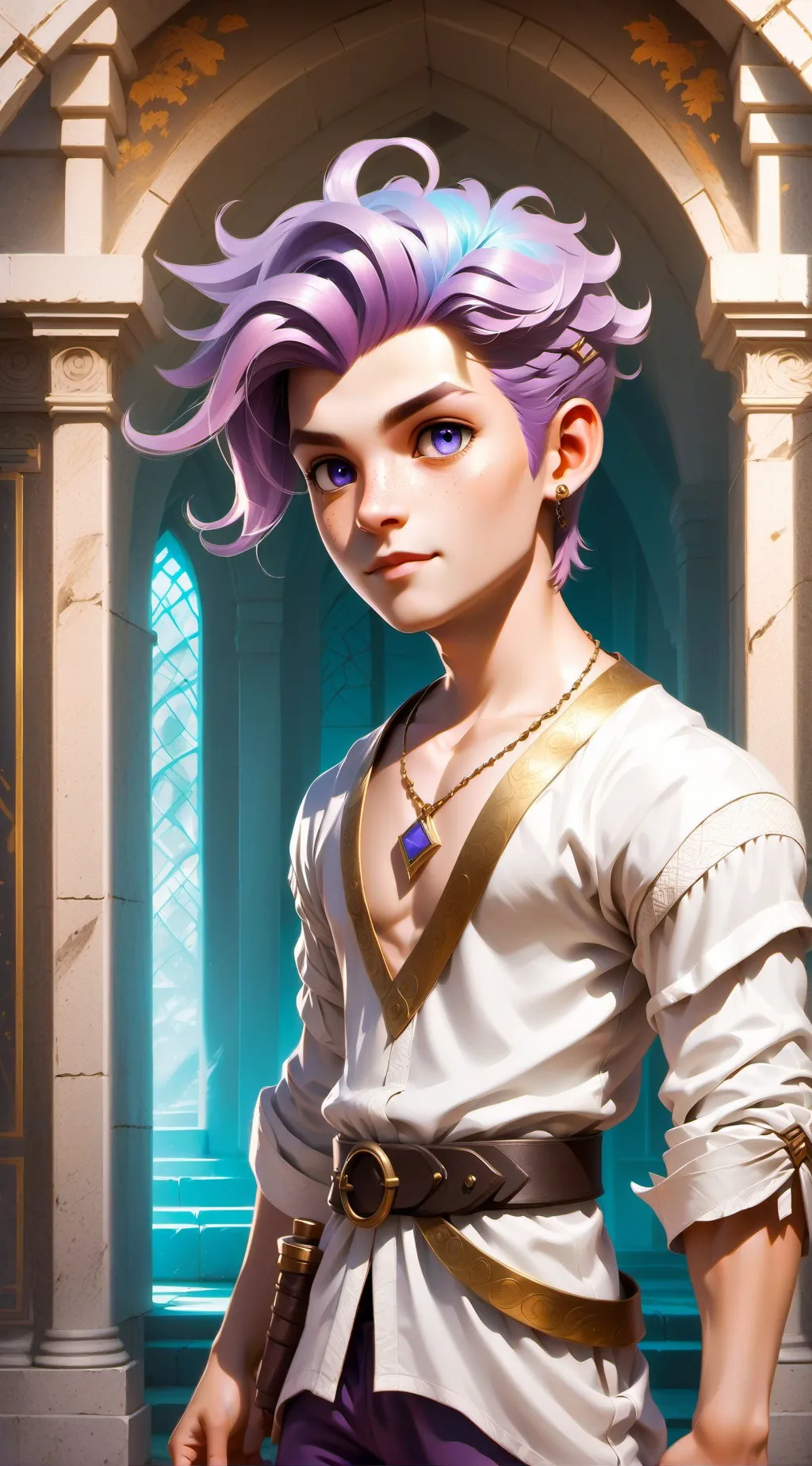 ai character: Adam Freed background