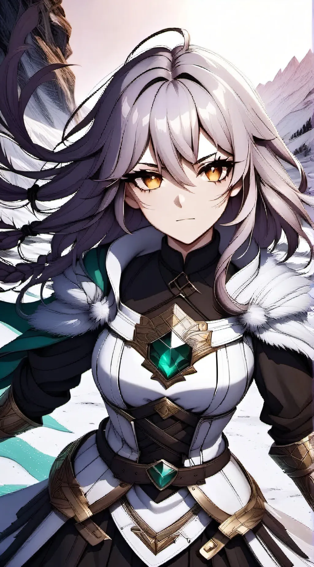 ai character: Rose background