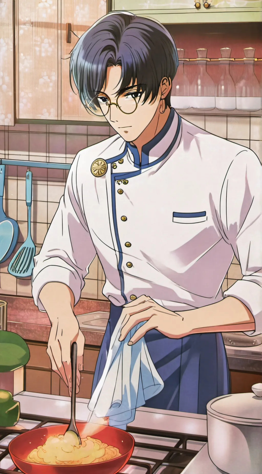 ai character: Ding dong eat it u background