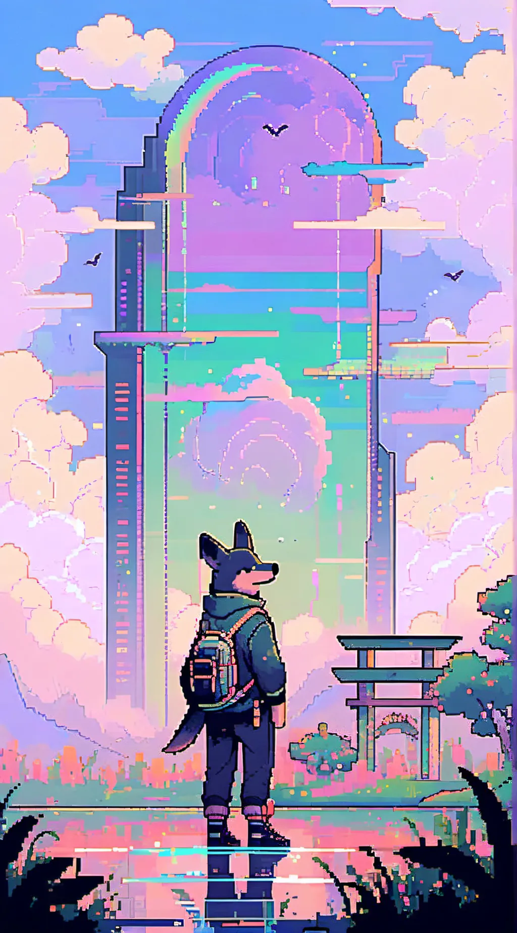 ai character: FrozenButDifferent background