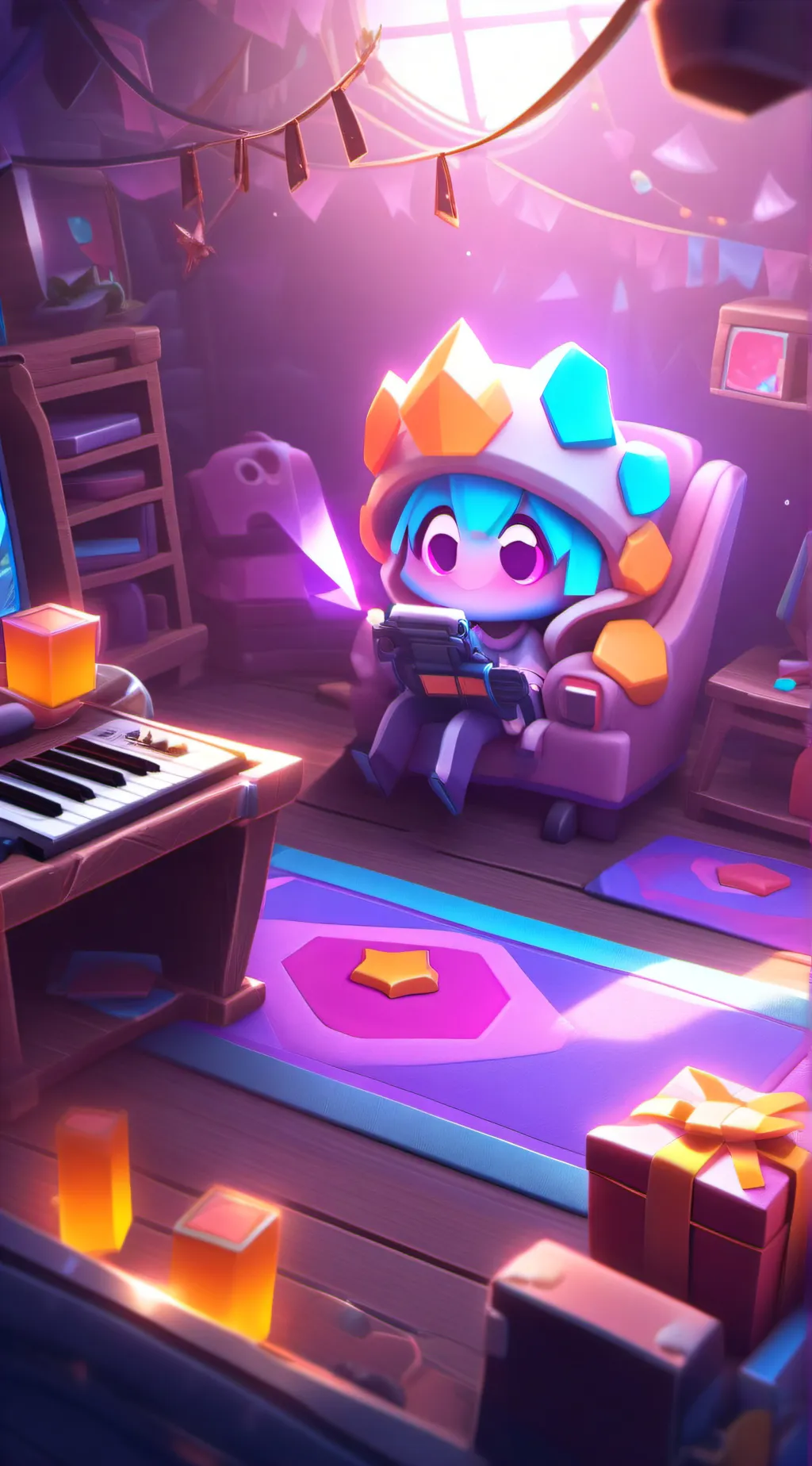 ai character: idk background