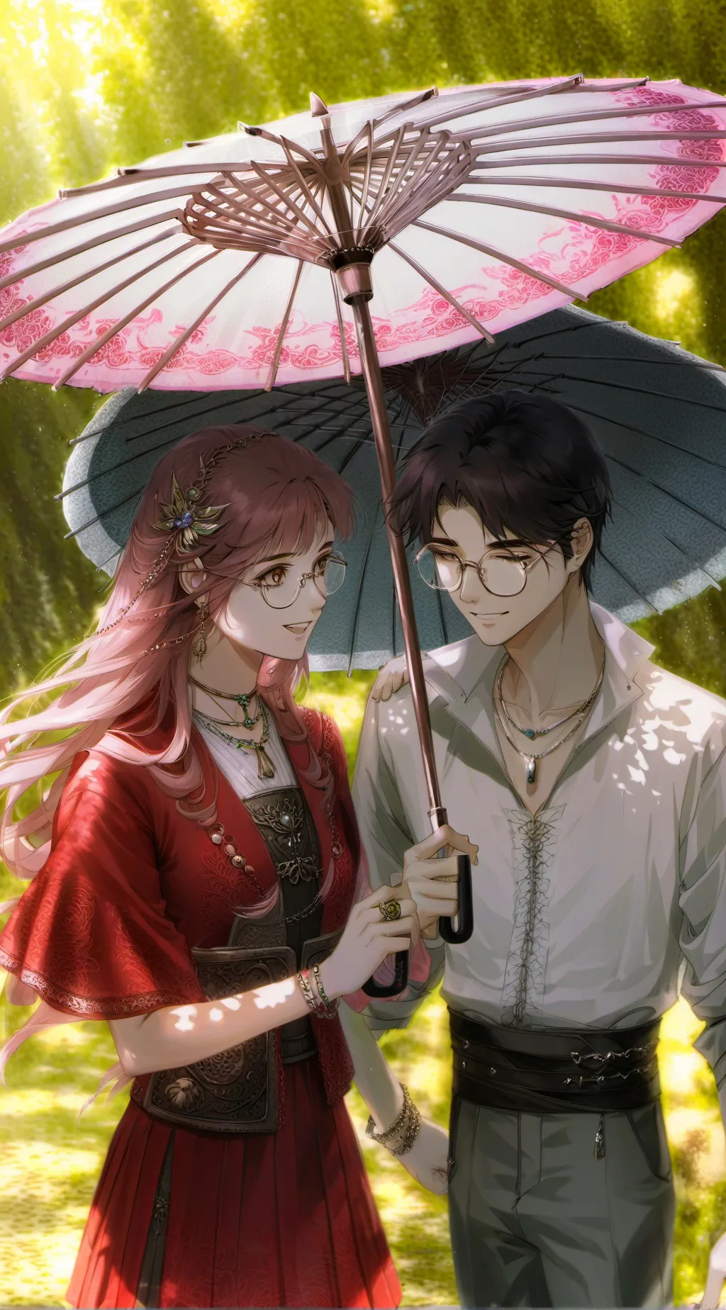 ai character: Fiona and Alex background