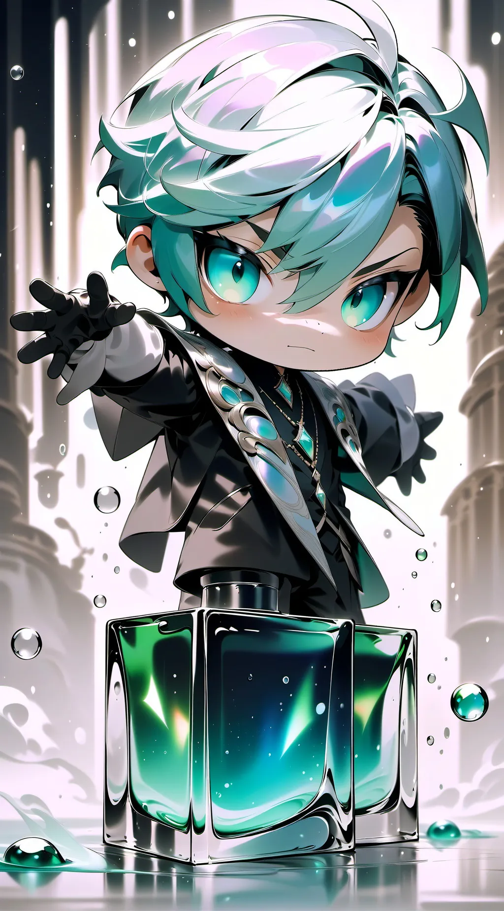 ai character: Jjk Chilling background