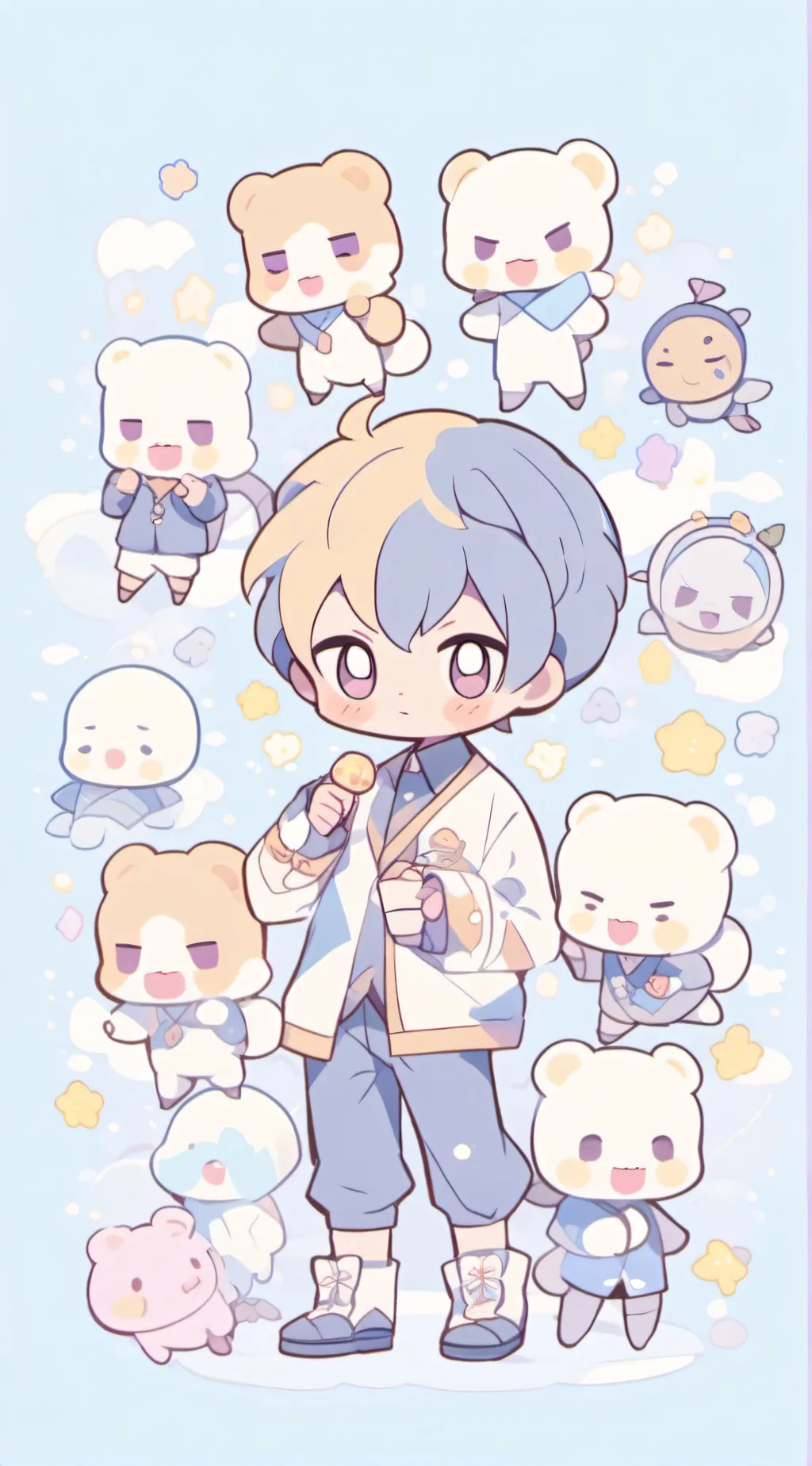 ai character: CMAP but world background