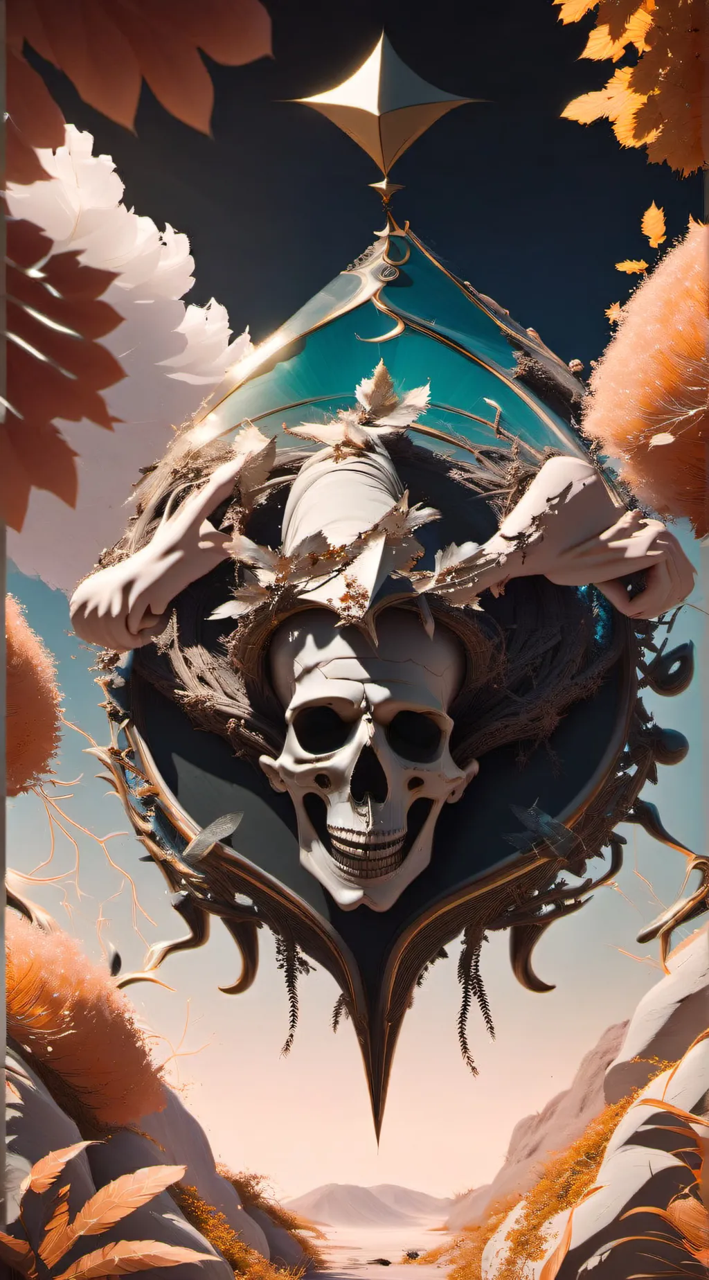 ai character: dead background