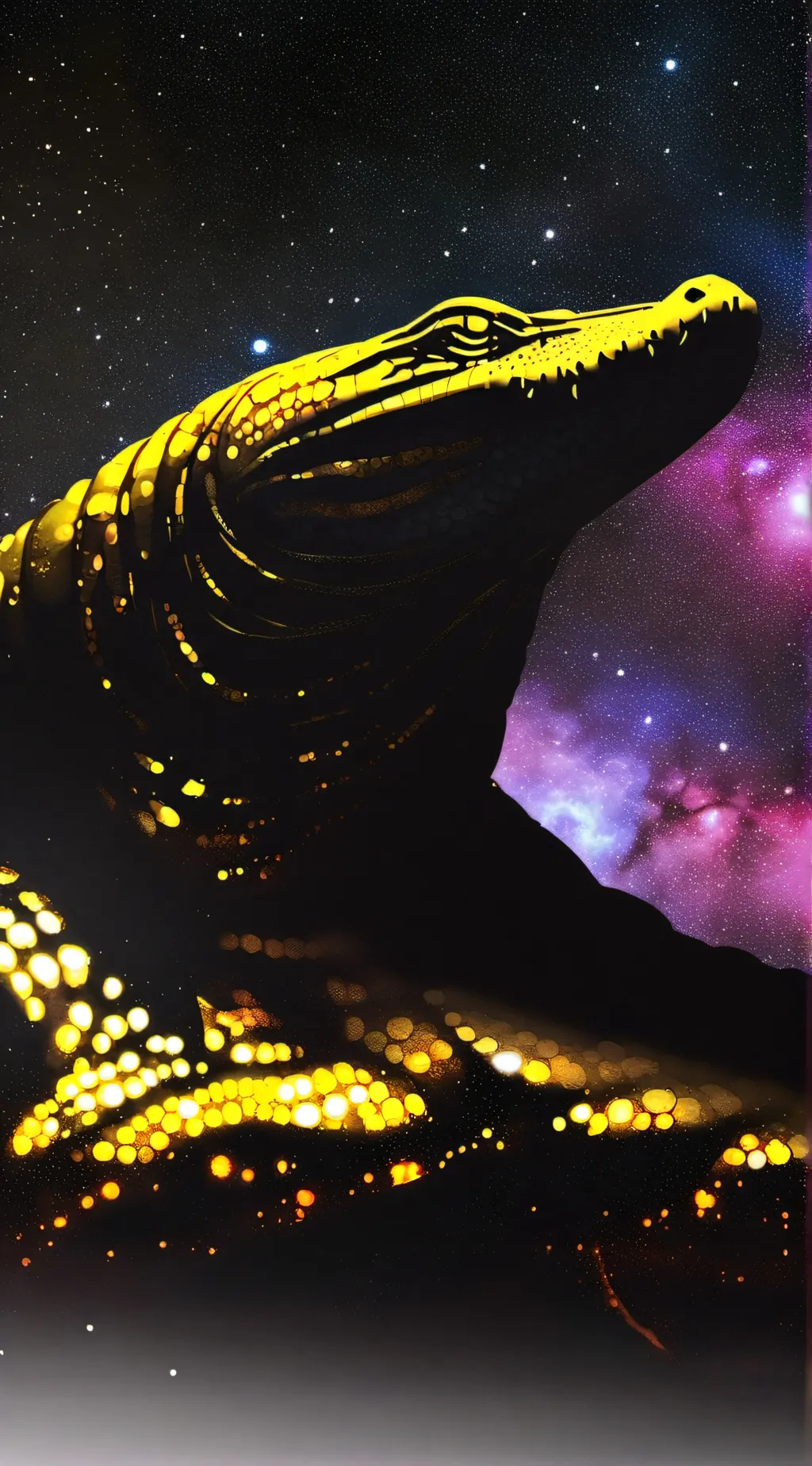 ai character: Nightmare Gold background