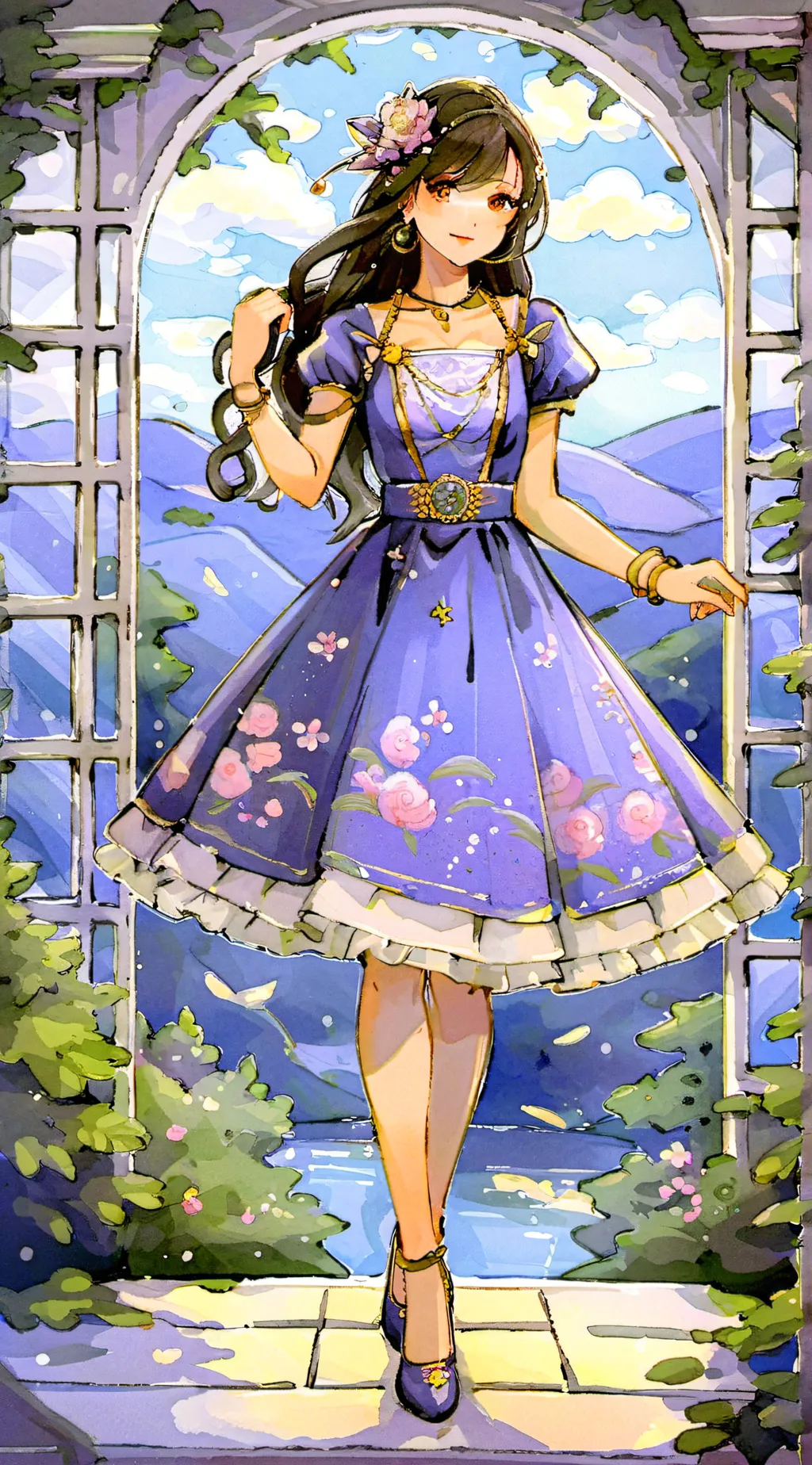 ai character: aphmau and crew  background