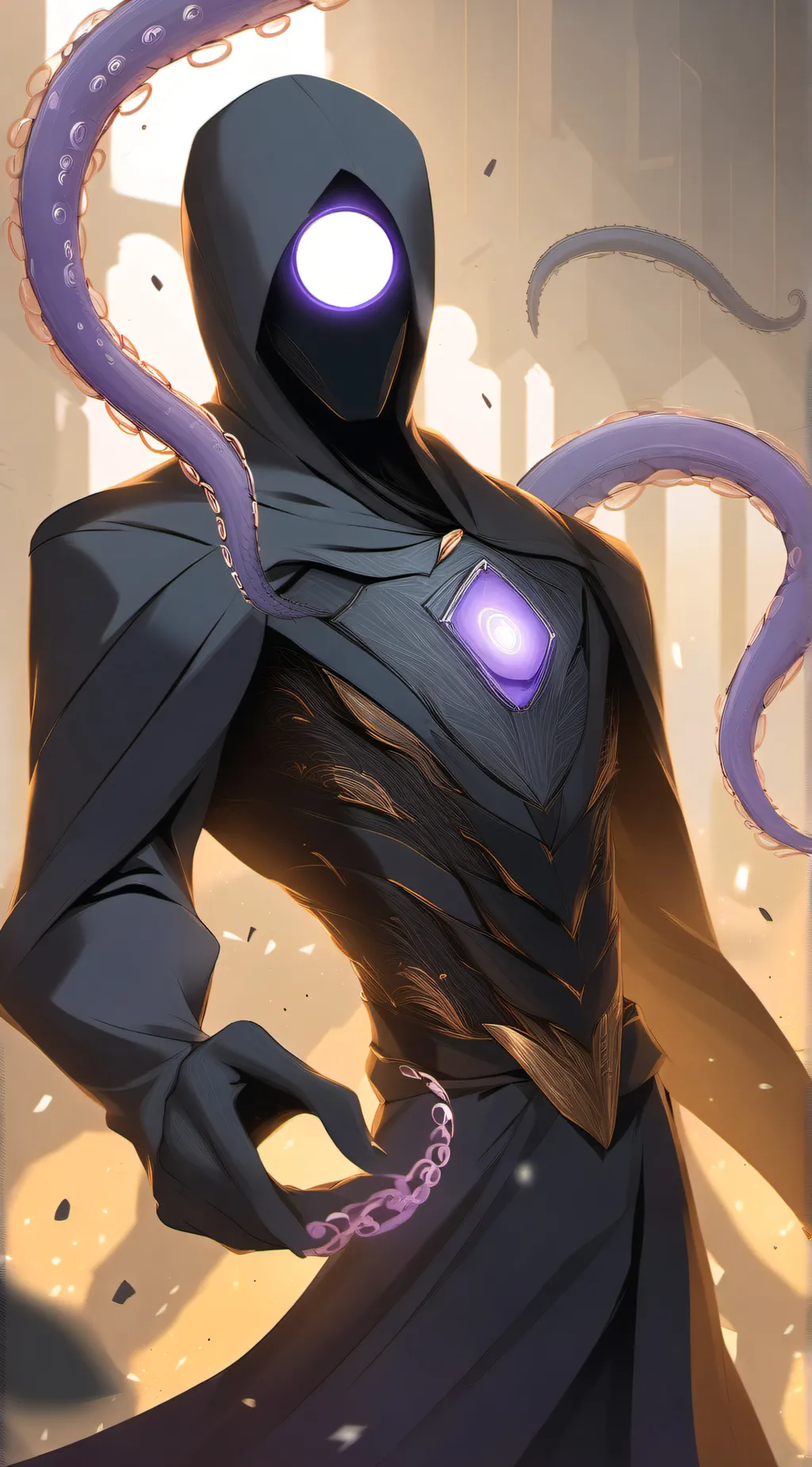 ai character: dark enderman background