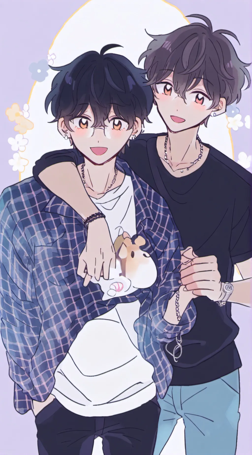 ai character: Jowlan and Callum background