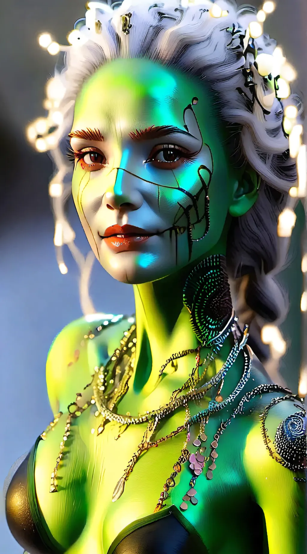 ai character: Luna background