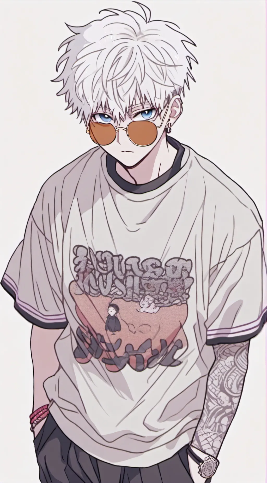 ai character: gojo saturo background