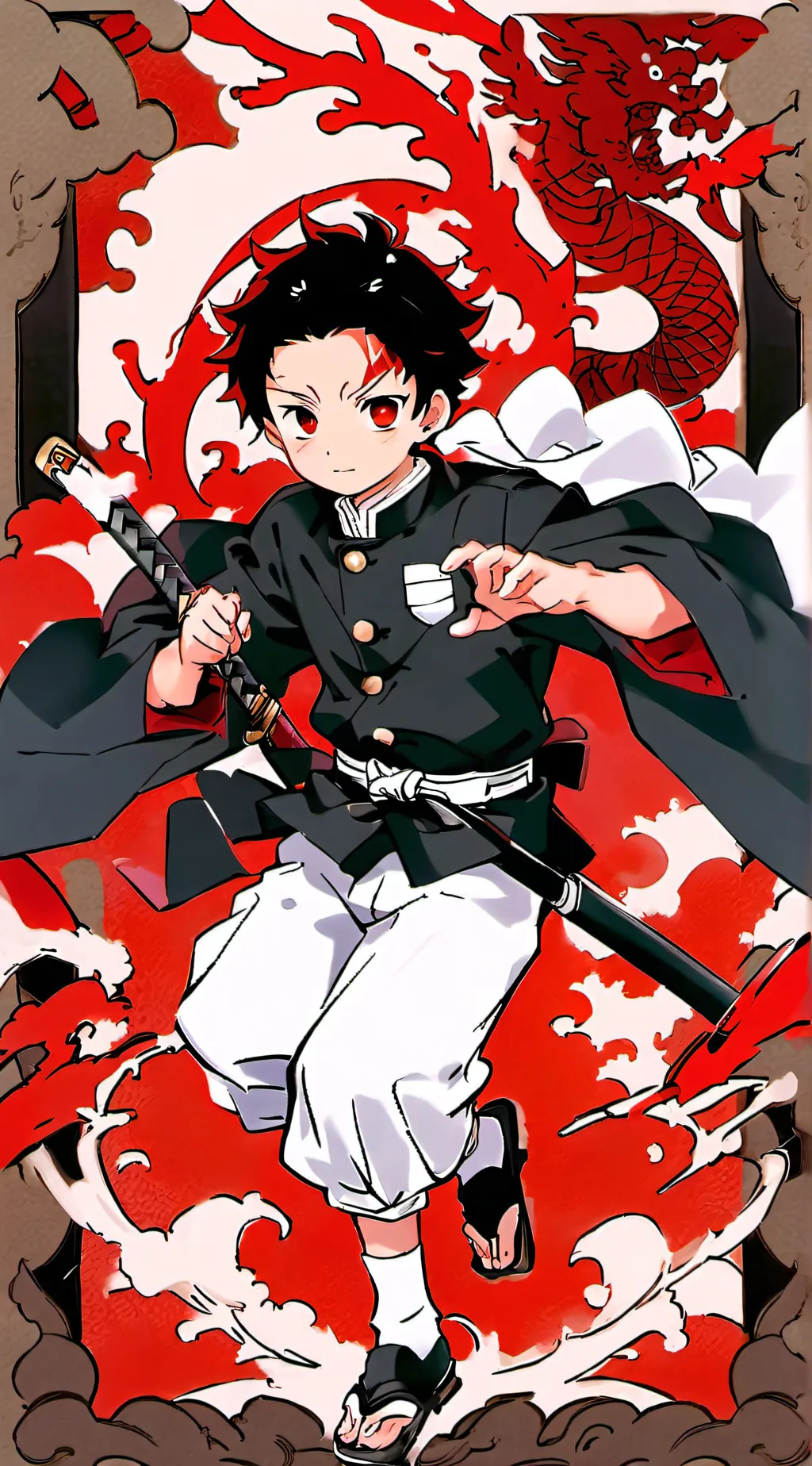 ai character: |~tanjiro~| background