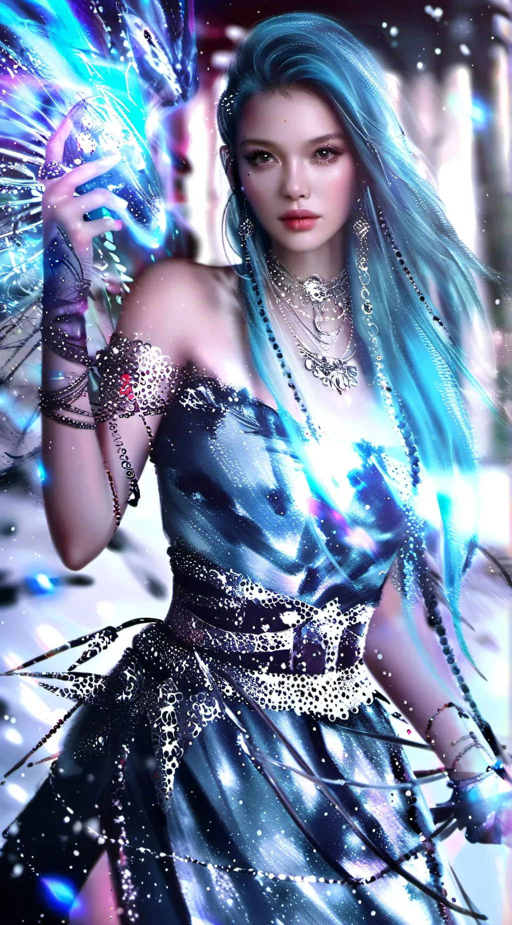 ai character: lea background