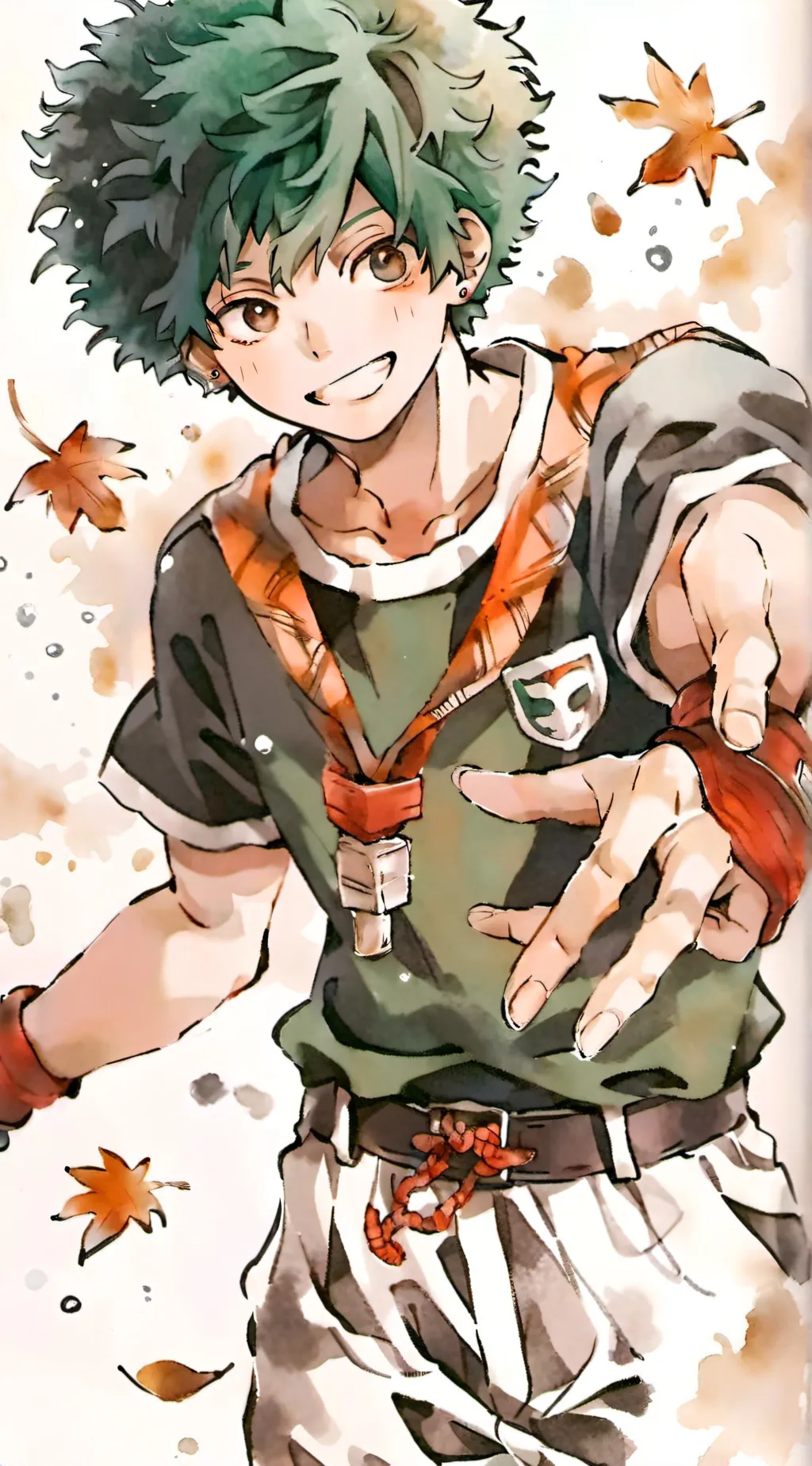 ai character: Izuku Midorya background