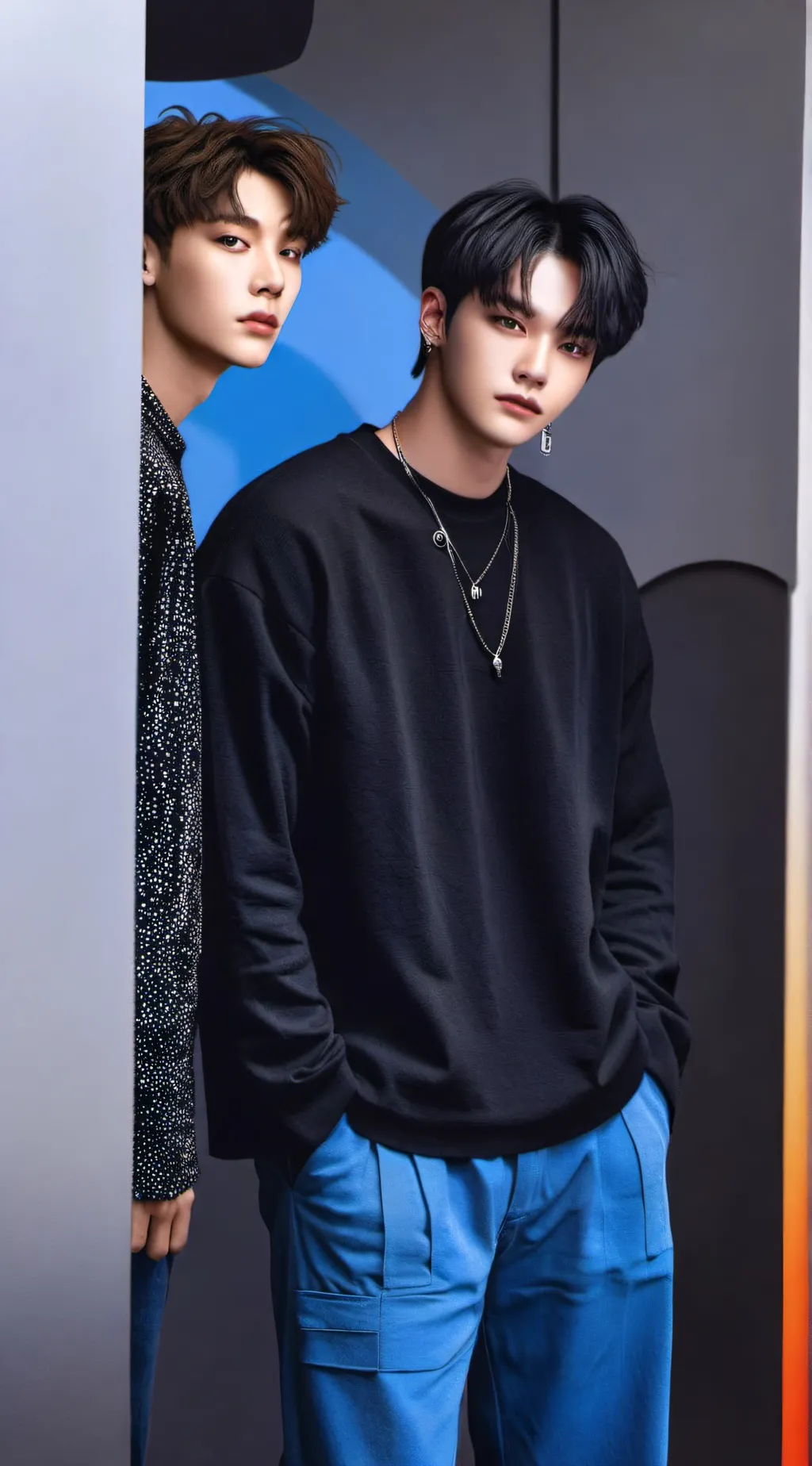 ai character: Stray Kids 💞 background