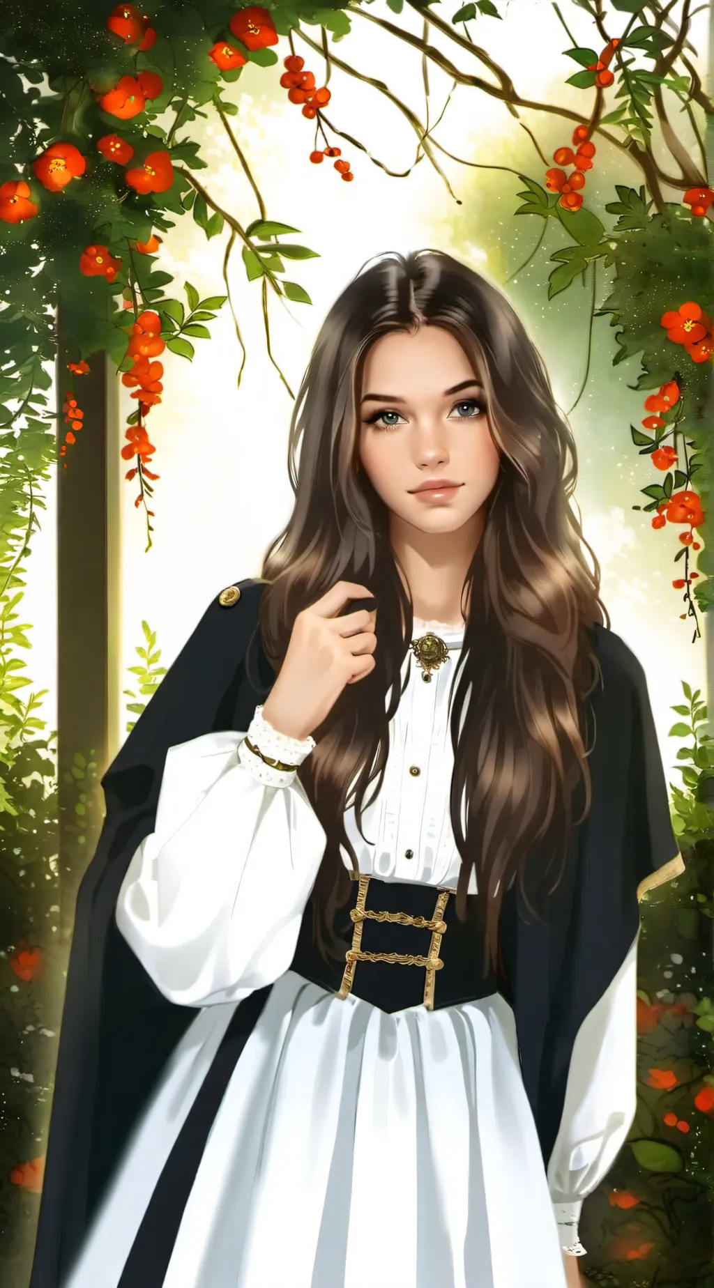ai character: Ariana background