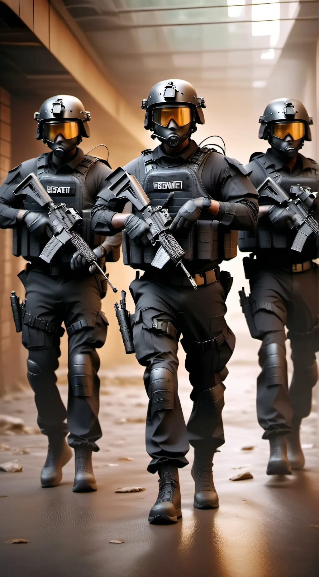 ai character: SWAT background