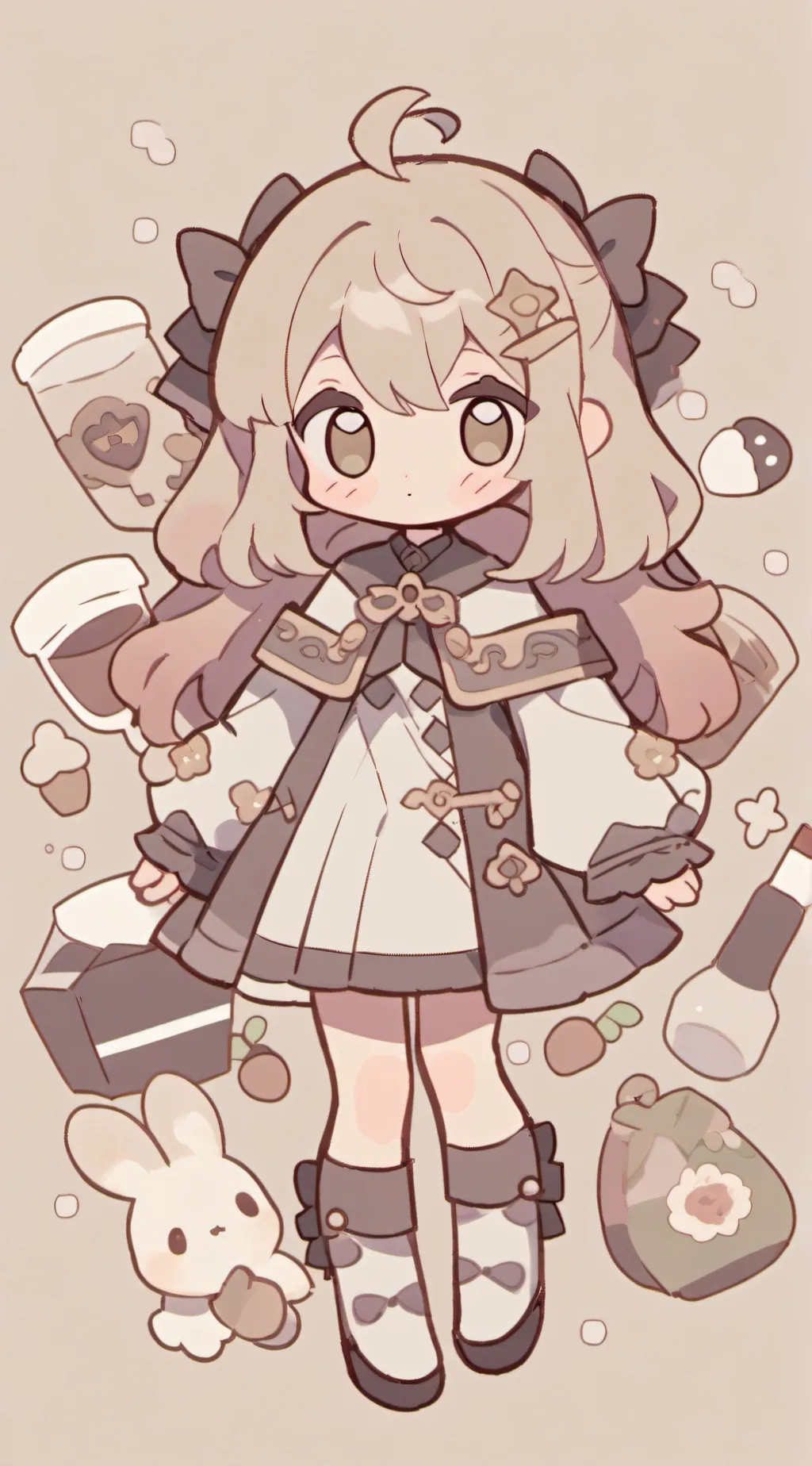 ai character: 💜Shinbaku🧡 background