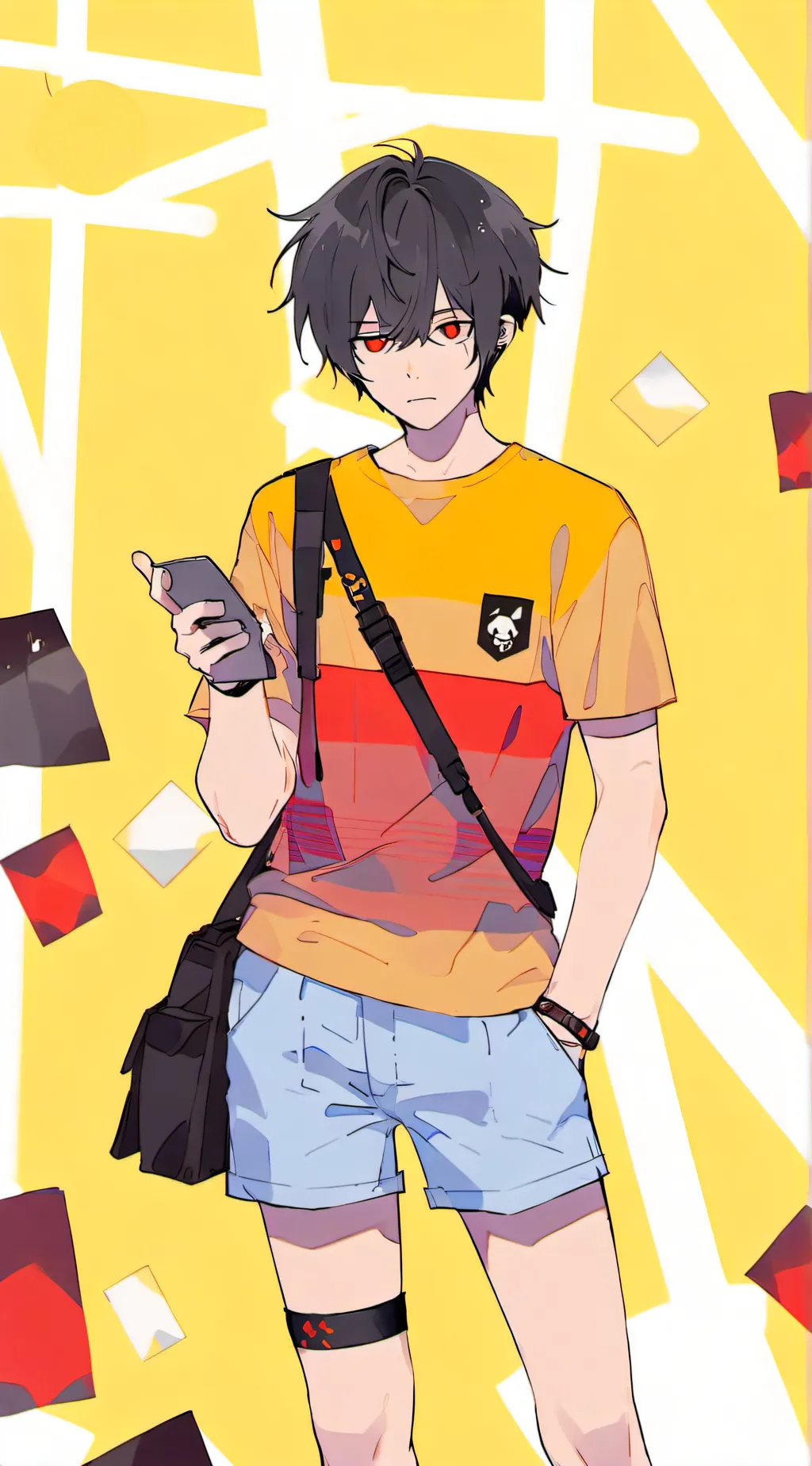 ai character: Michael aften background