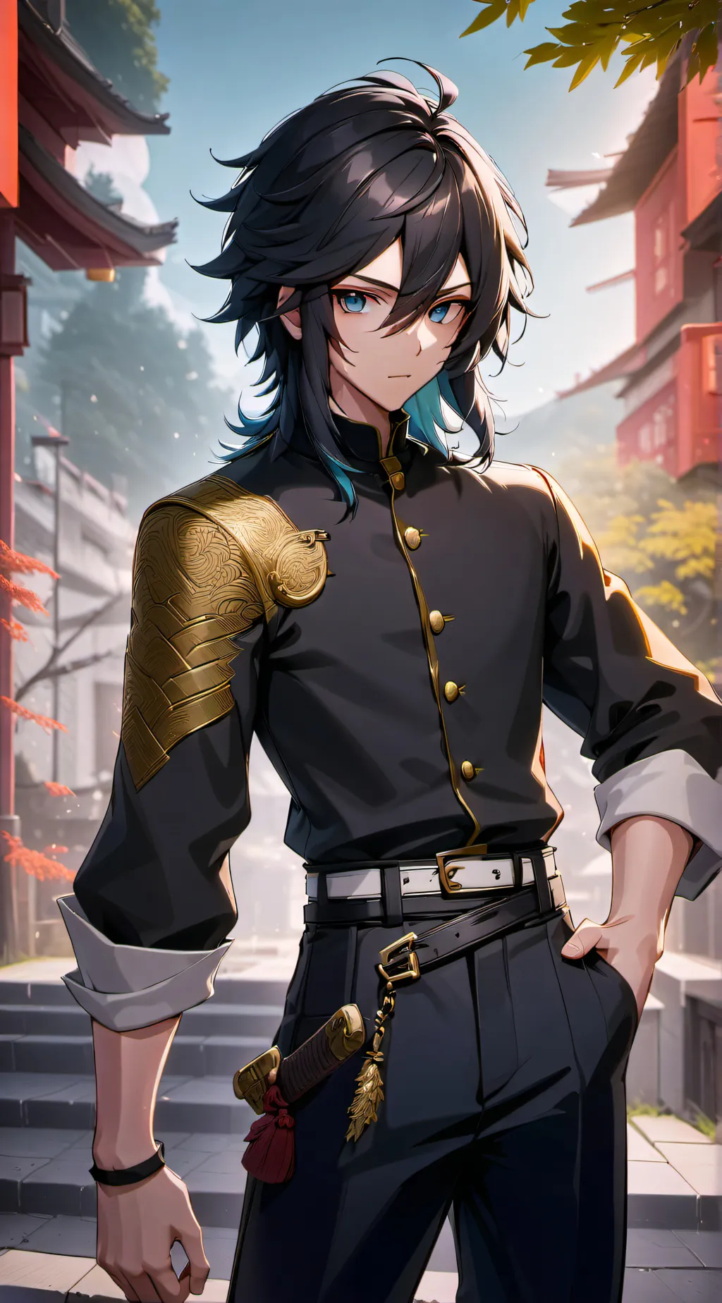 ai character: Giyuu Tomioka  background