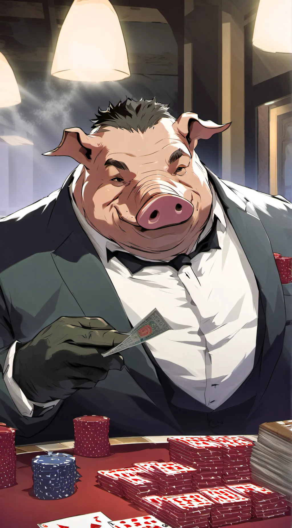 ai character: Eugene Porker background