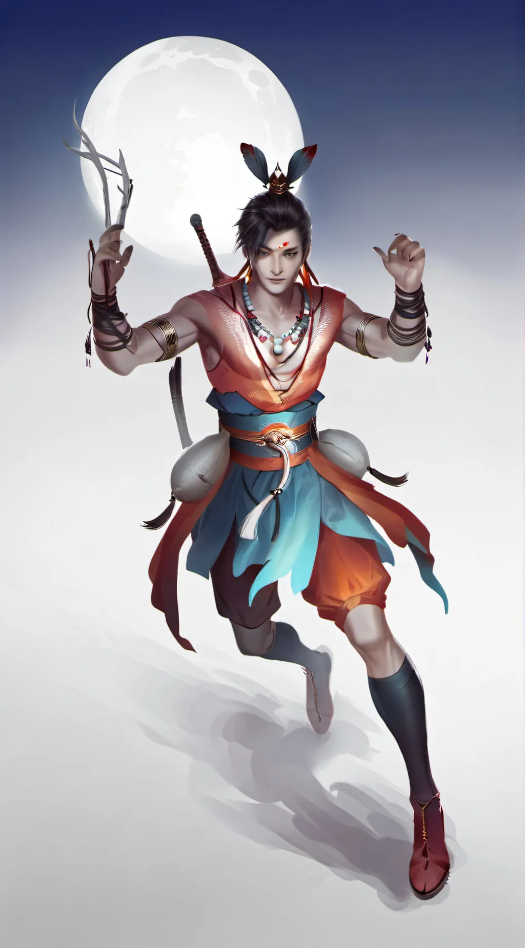 ai character: sogao curogiri background