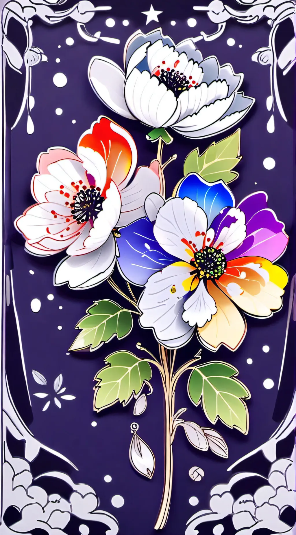 ai character: Soulmate colors!! background