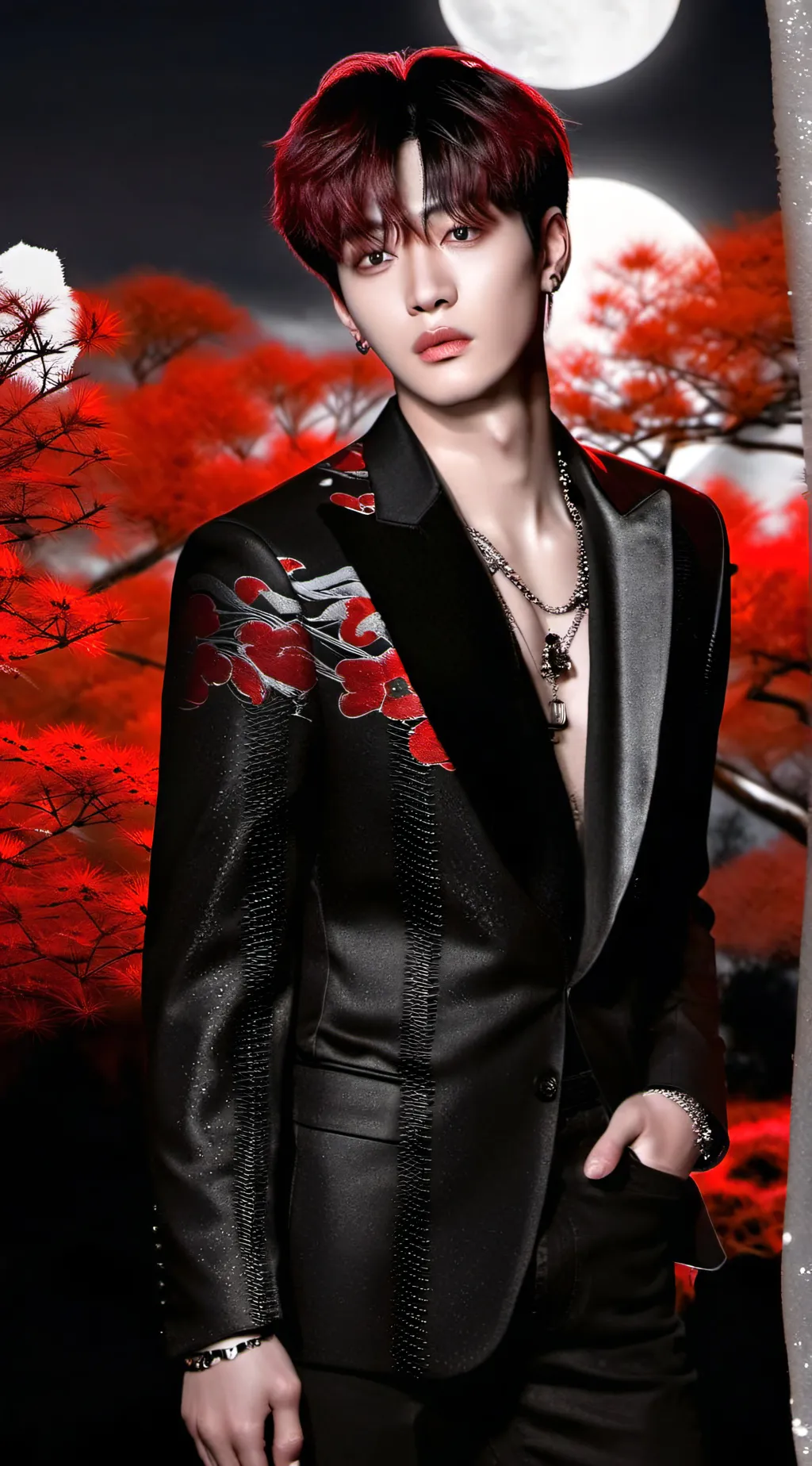 ai character: Bangchan Straykids background