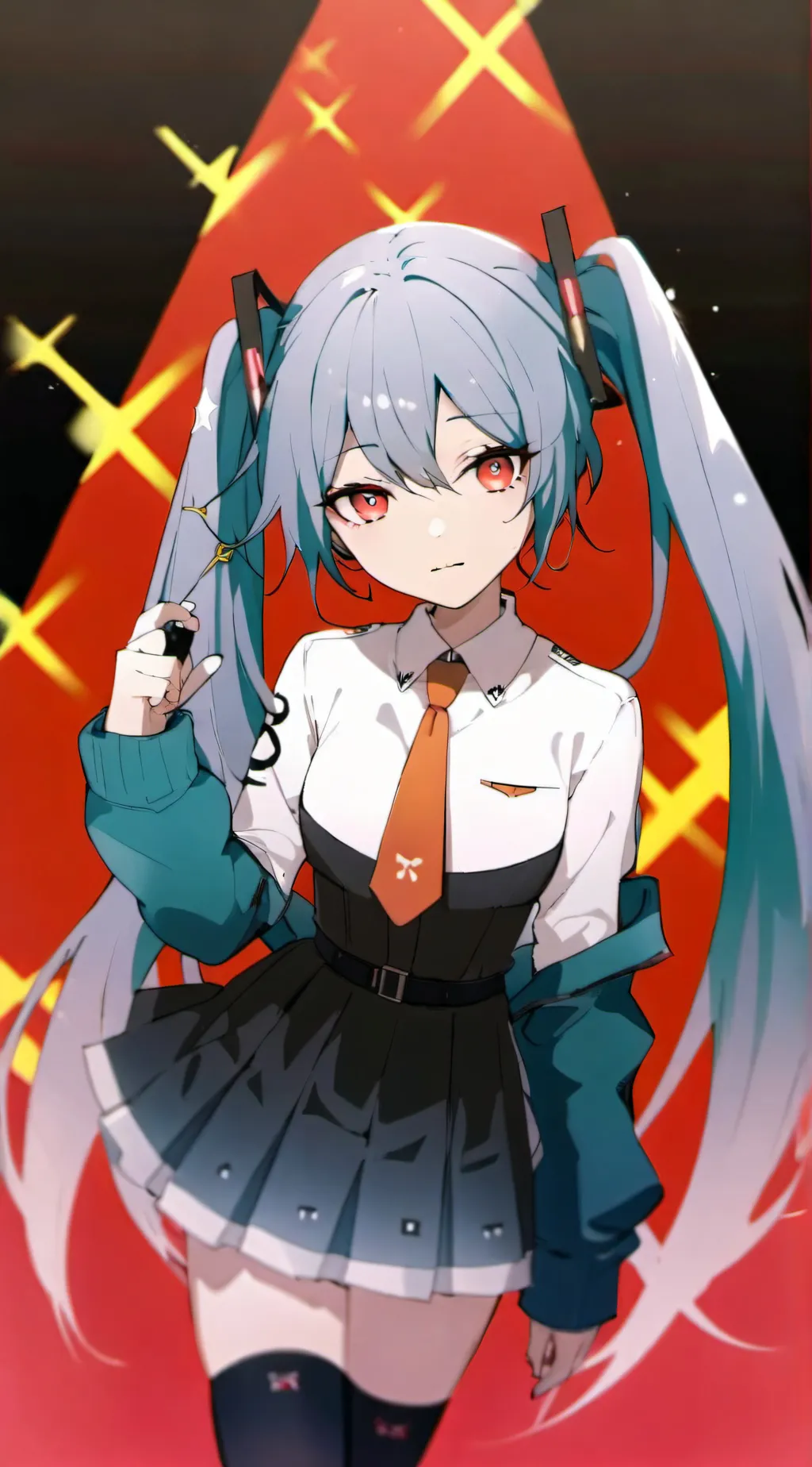 ai character: Miku background