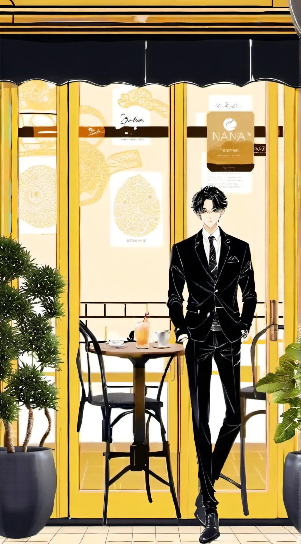 ai character: Adli  background