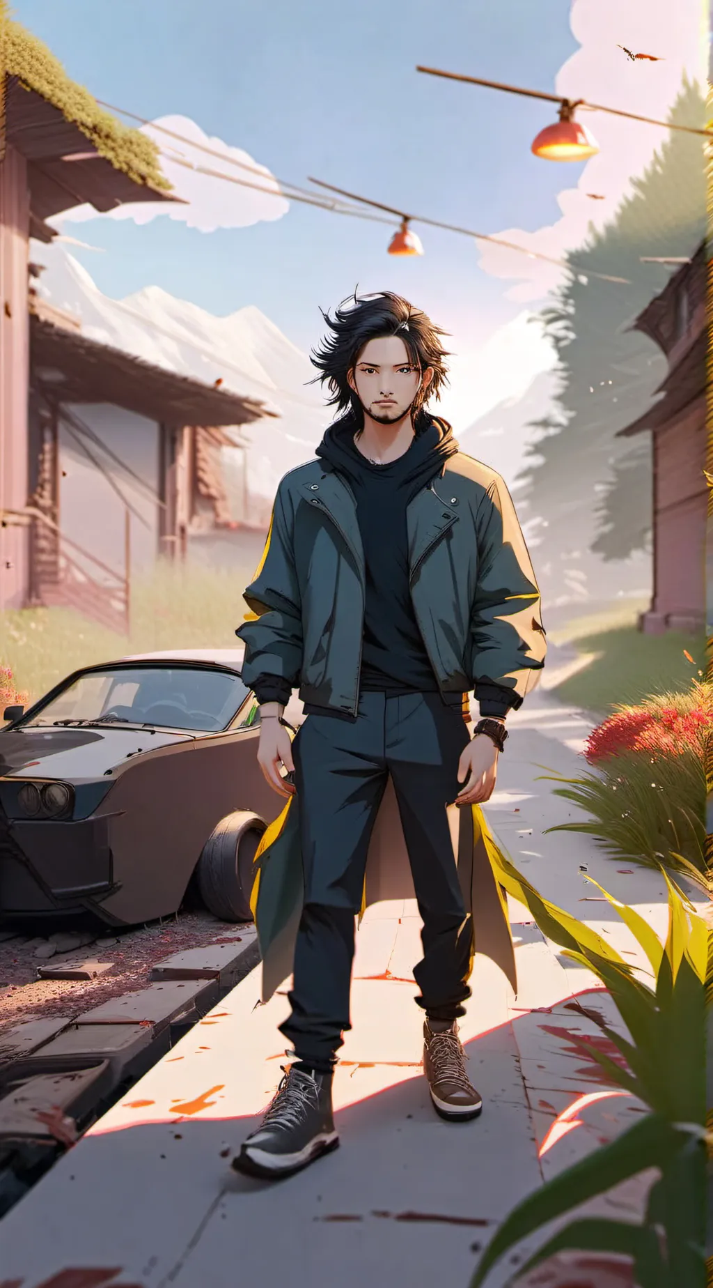 ai character: kataroカタロさん background