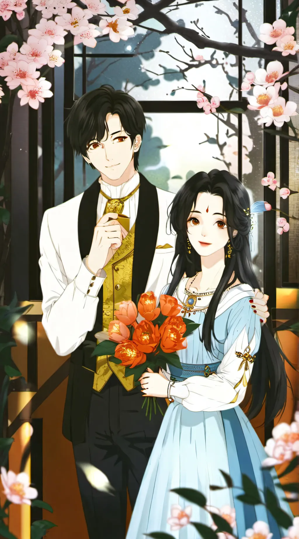 ai character: Sweet gf background