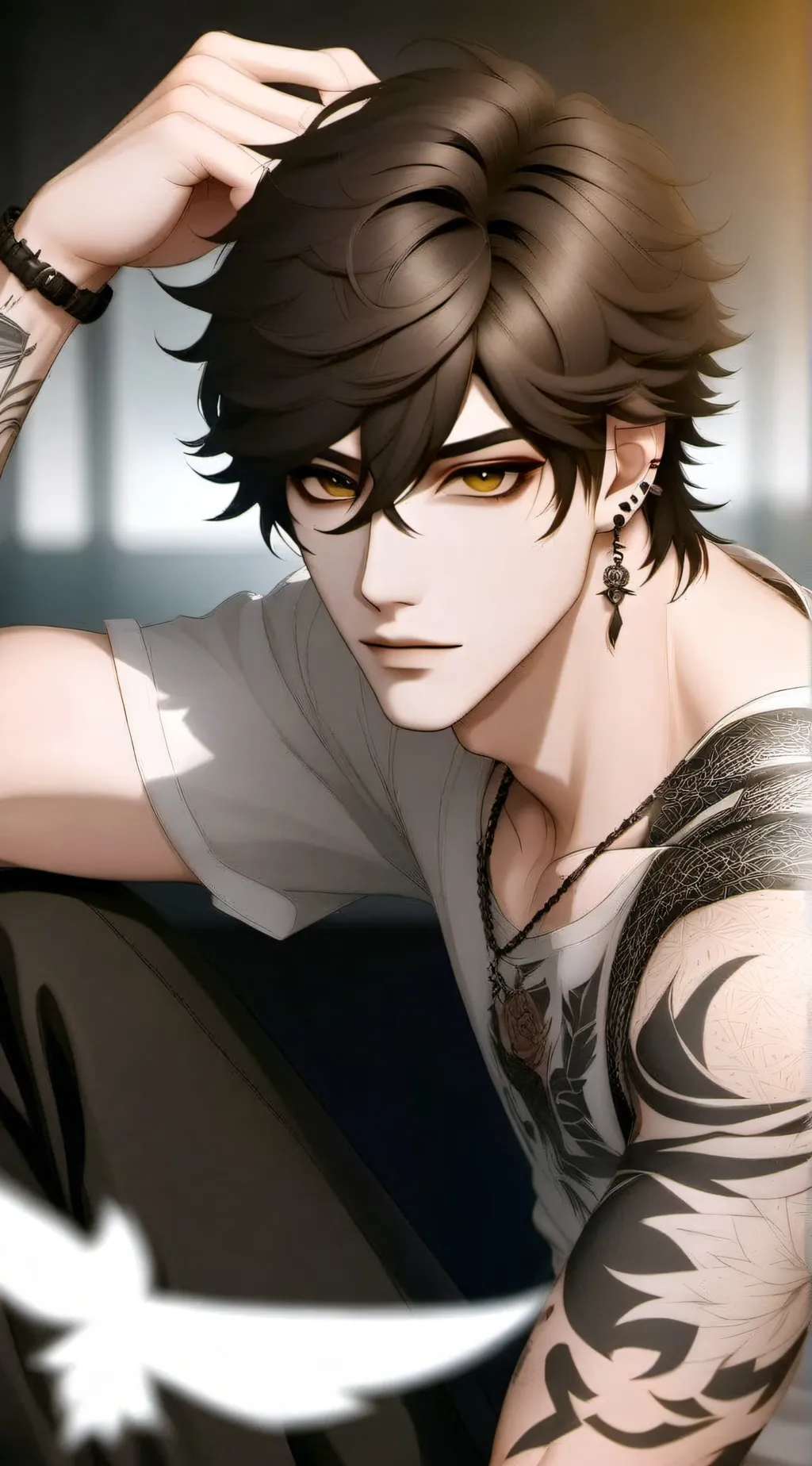 ai character: Lukas background