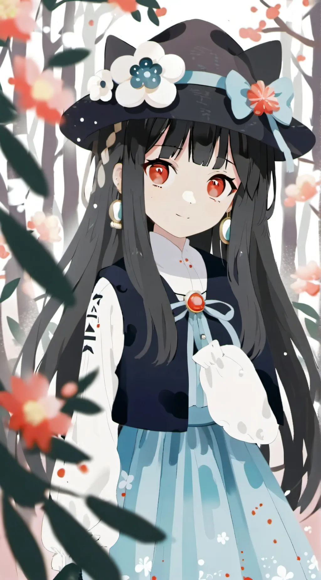 ai character: Luna de Nieve background