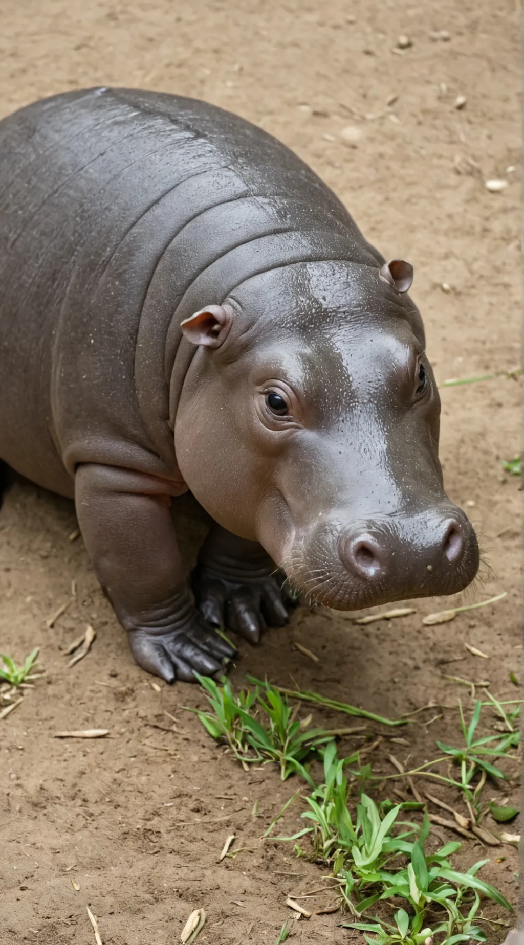 ai character: Moo deng background