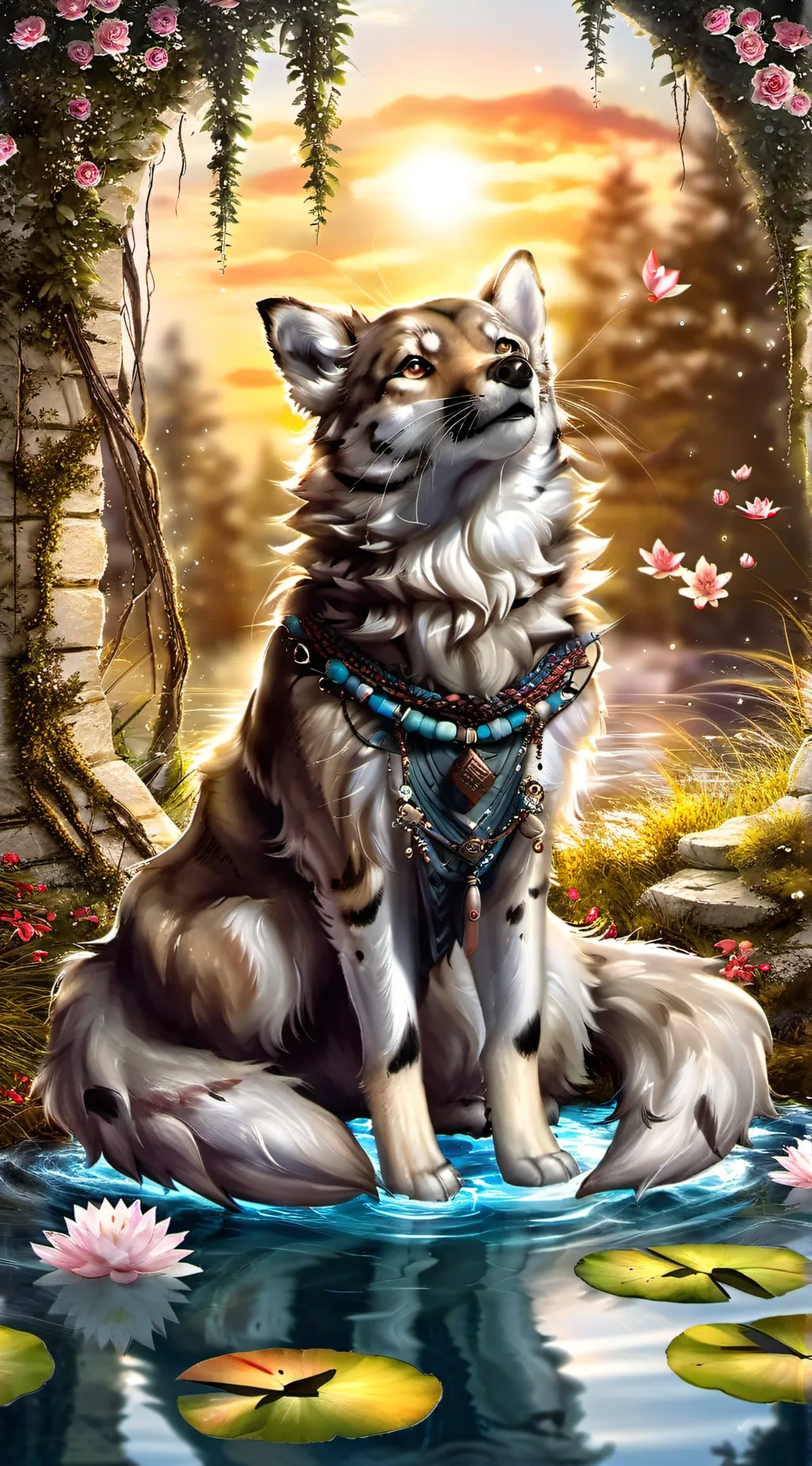 ai character: Floppa background