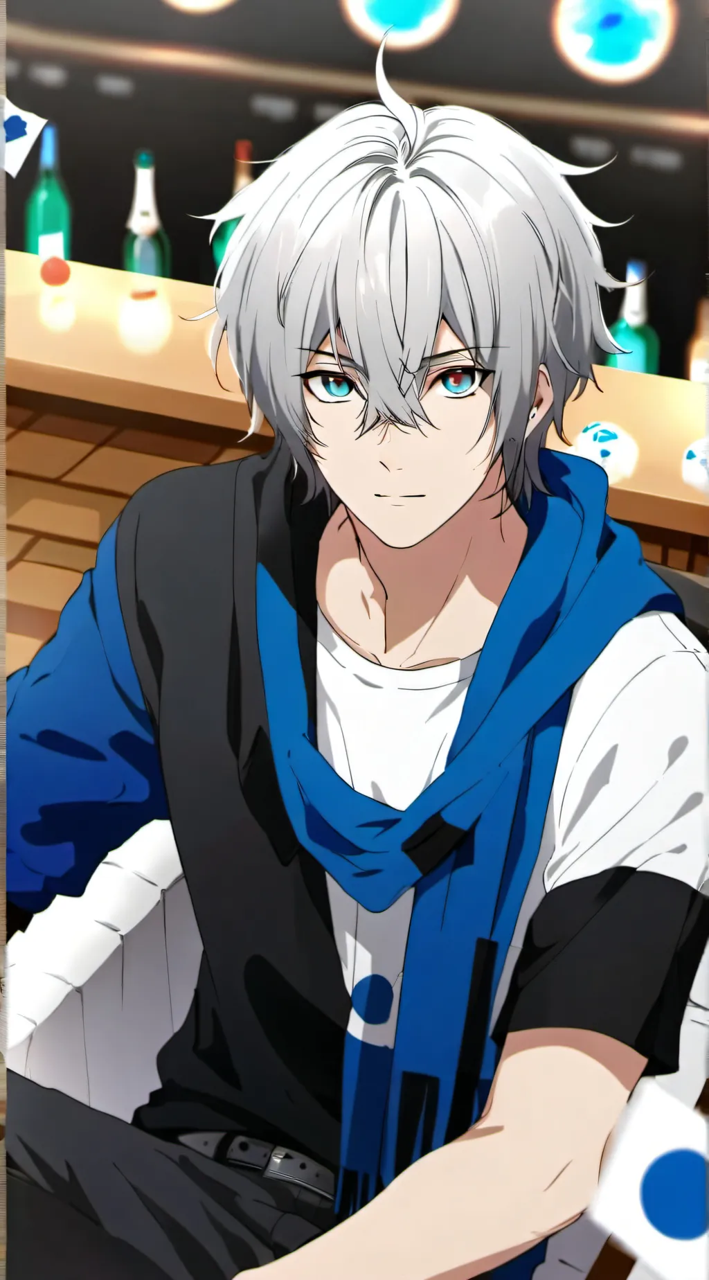 ai character: Theo background