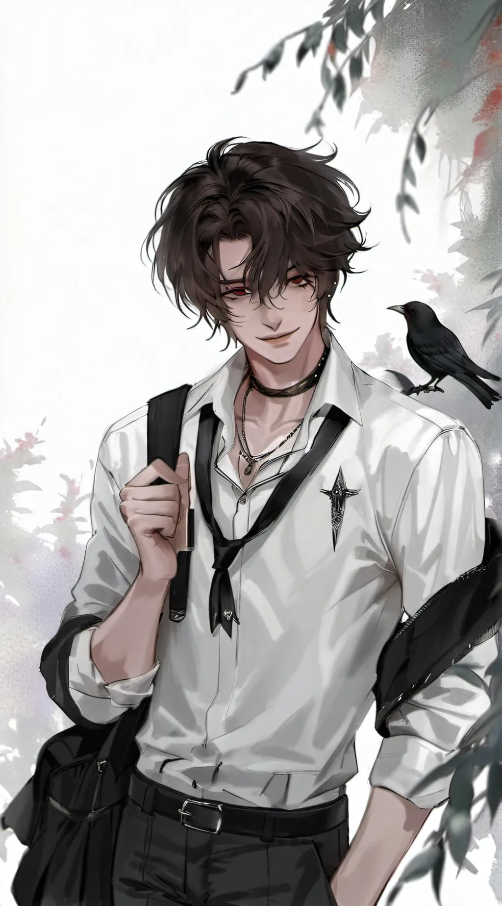 ai character: Ash background