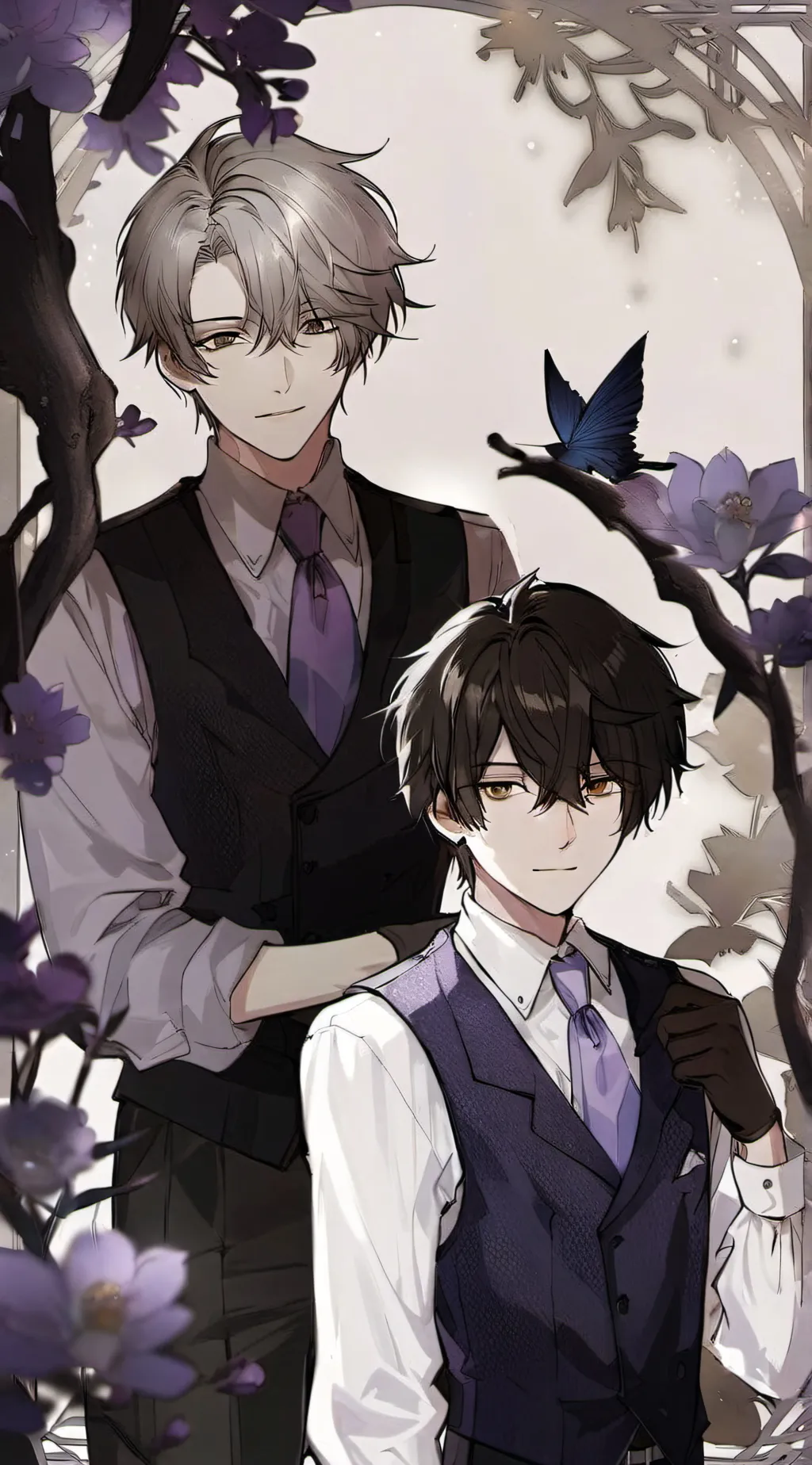 ai character: Aiden and Kayden background