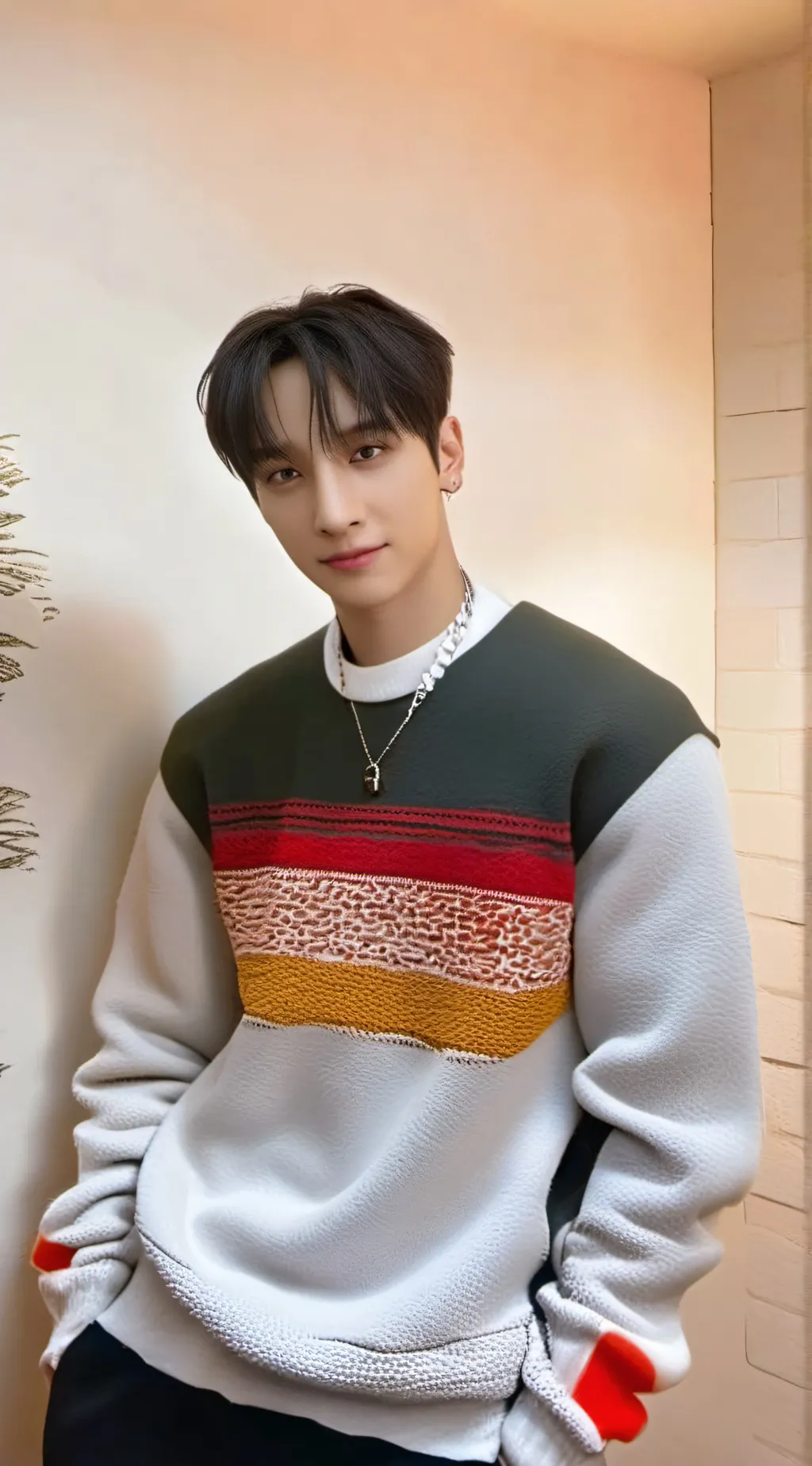 ai character: bang chan  background