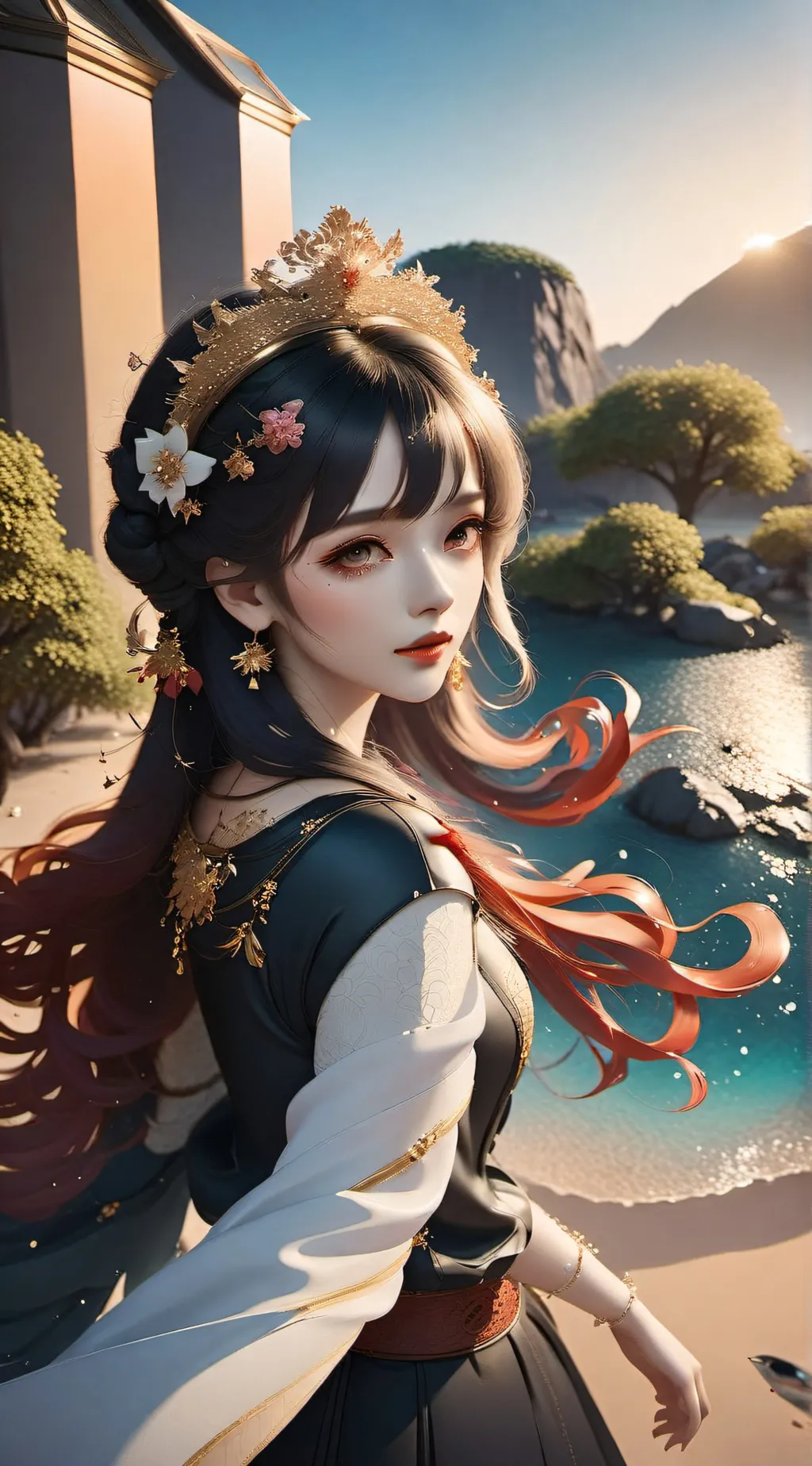 ai character: Ruby background